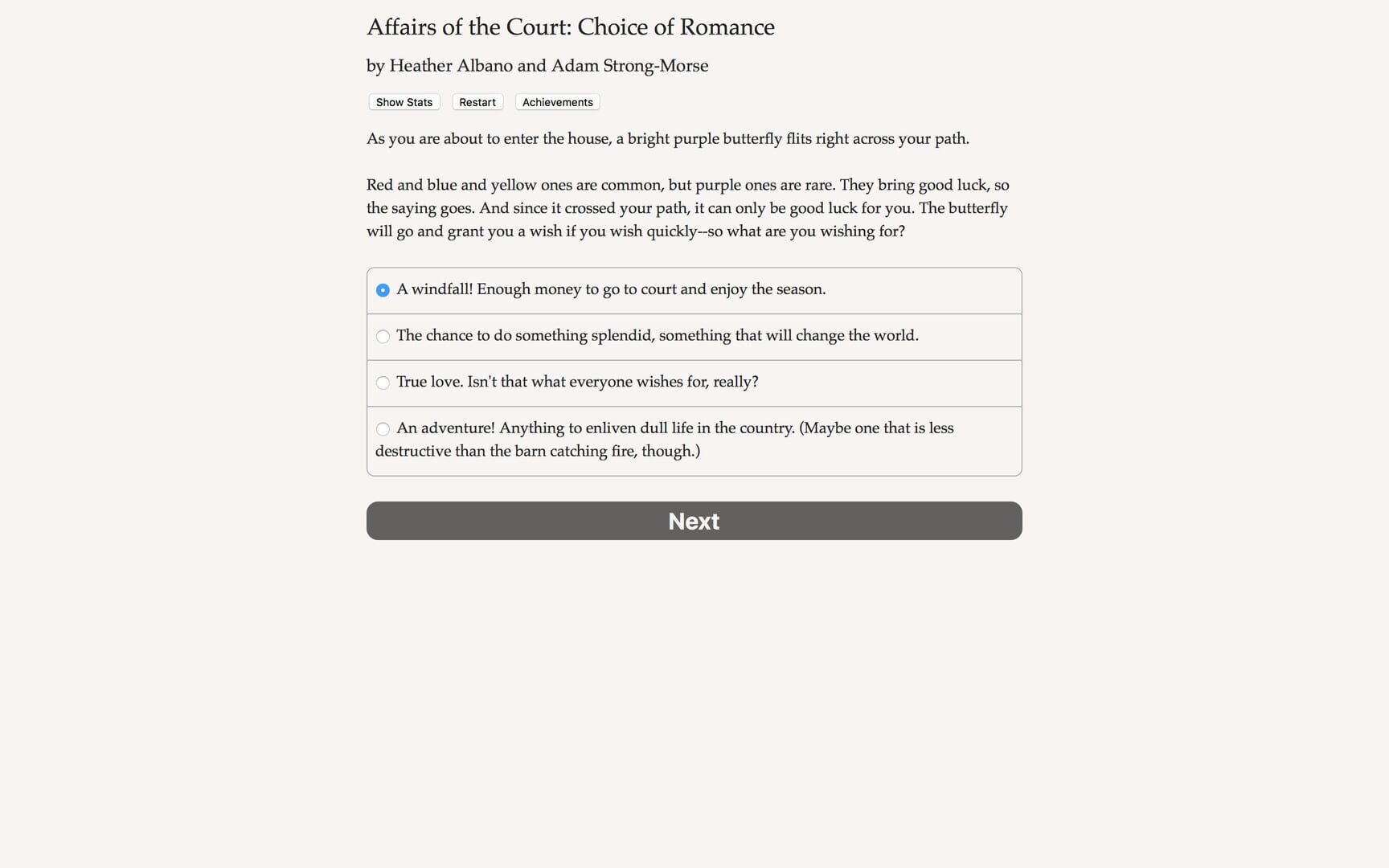 Foto do jogo Affairs of the Court: Choice of Romance