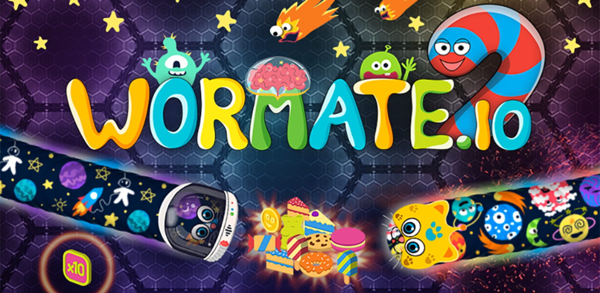 Foto do jogo Wormate.io