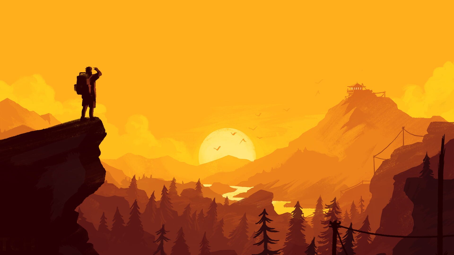 Foto do jogo Firewatch