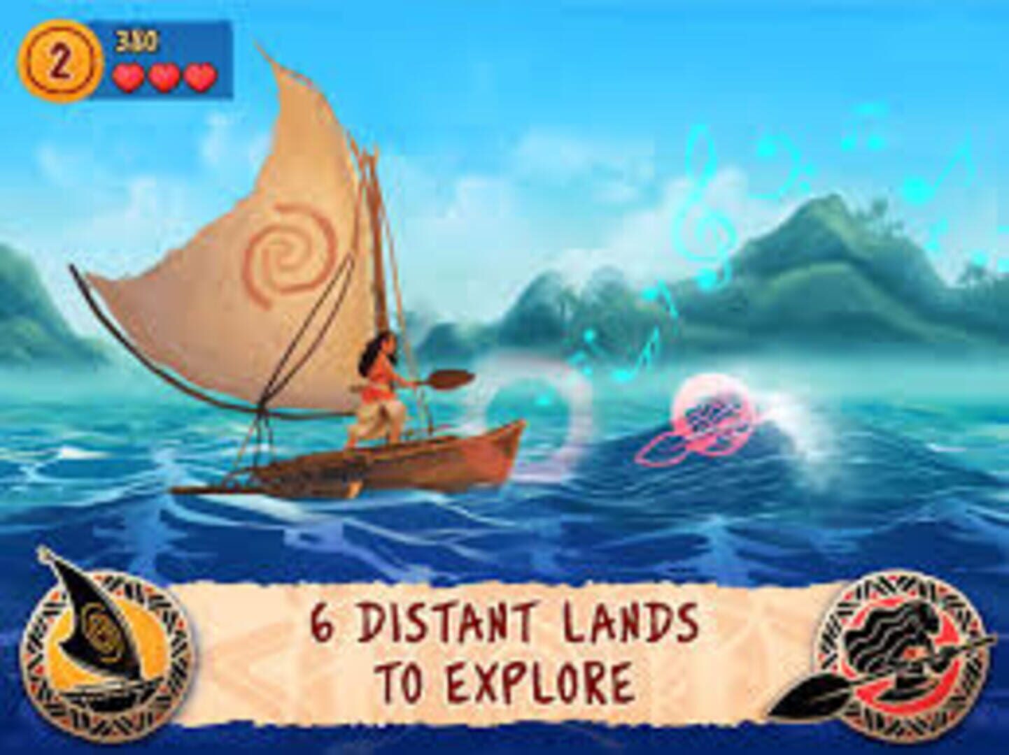 Foto do jogo Moana: Rhythm Run