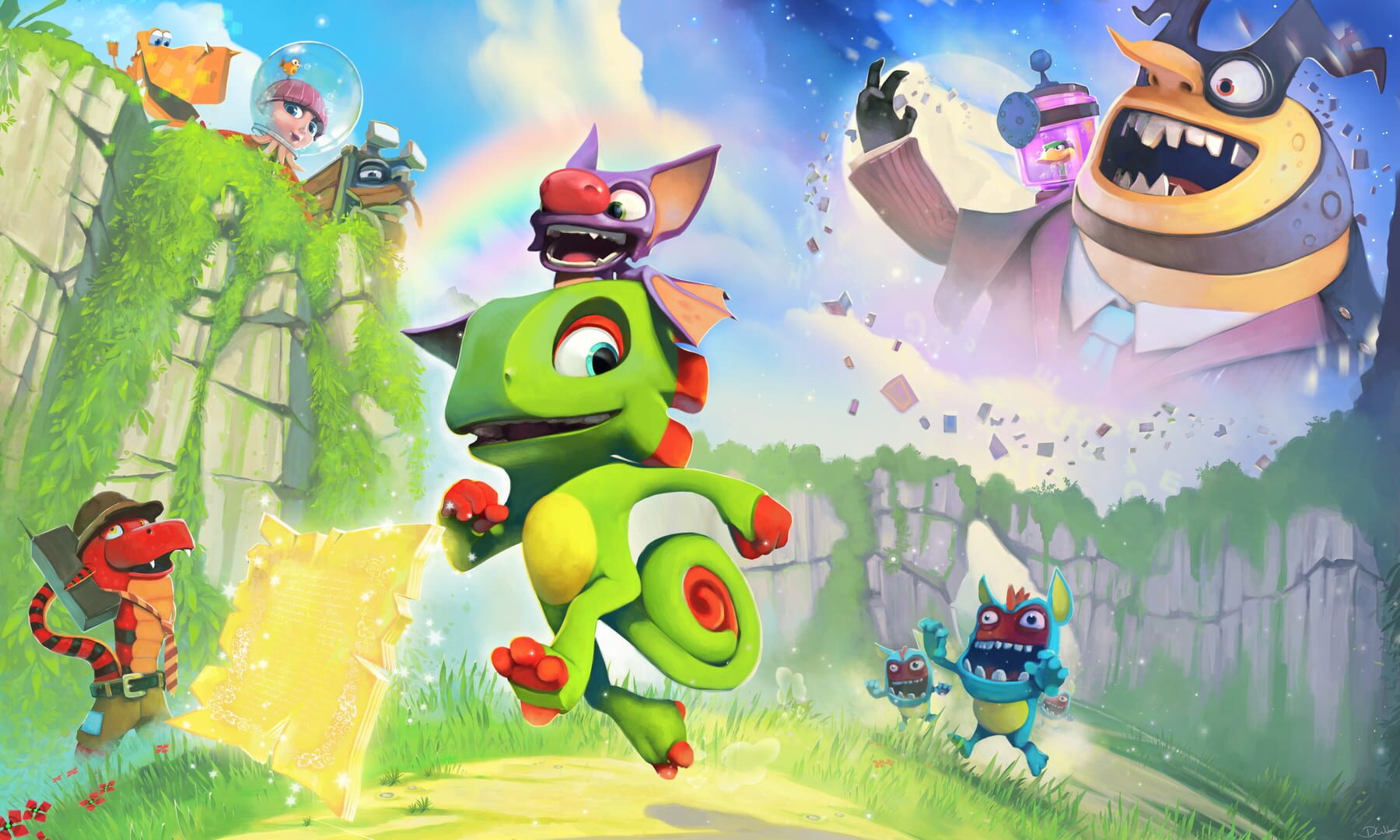 Foto do jogo Yooka-Laylee