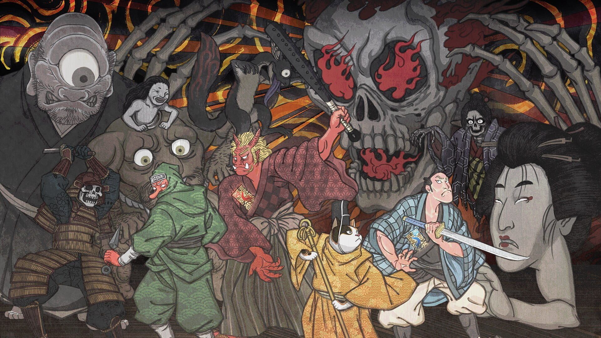 Foto do jogo Haunted Dungeons: Hyakki Castle