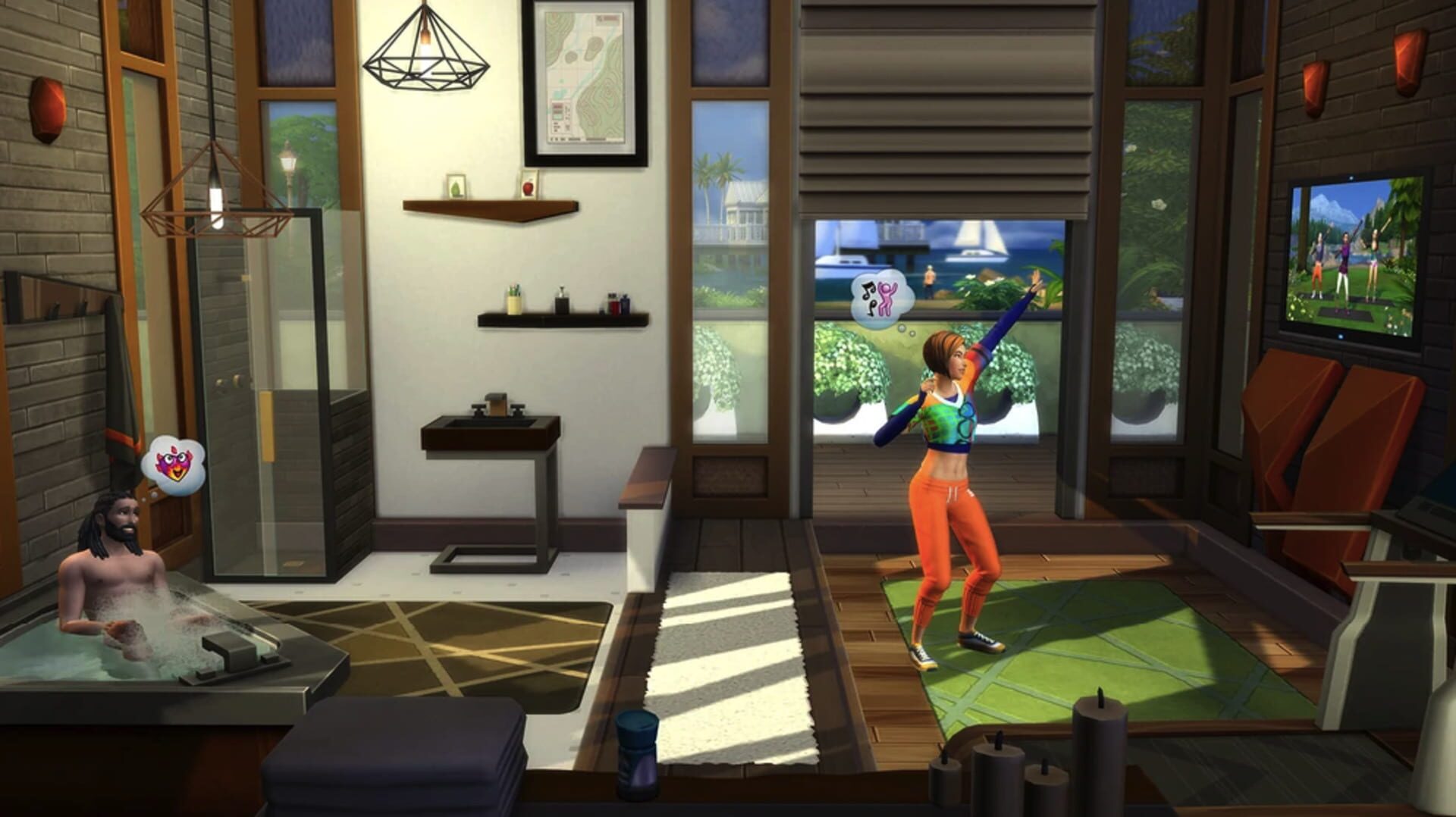 Foto do jogo The Sims 4: Fitness Stuff