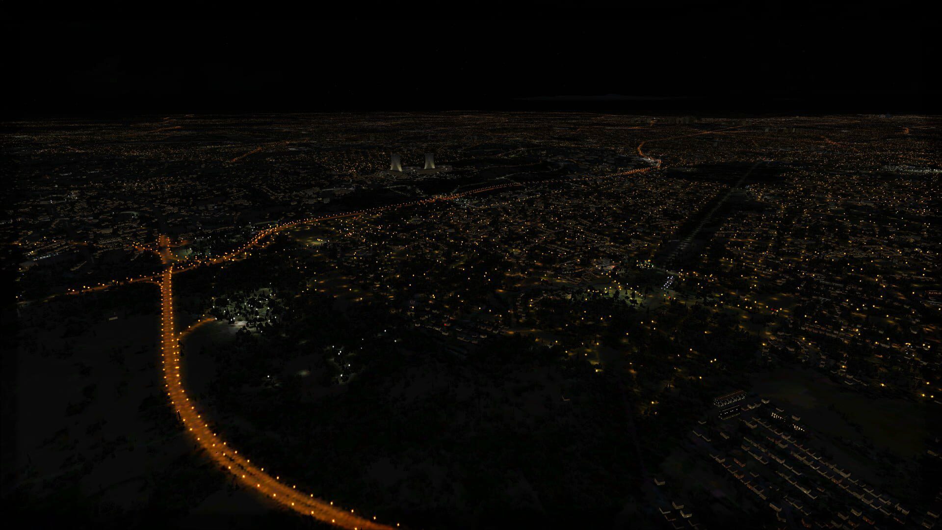Foto do jogo Microsoft Flight Simulator X: Steam Edition - Night Environment: France