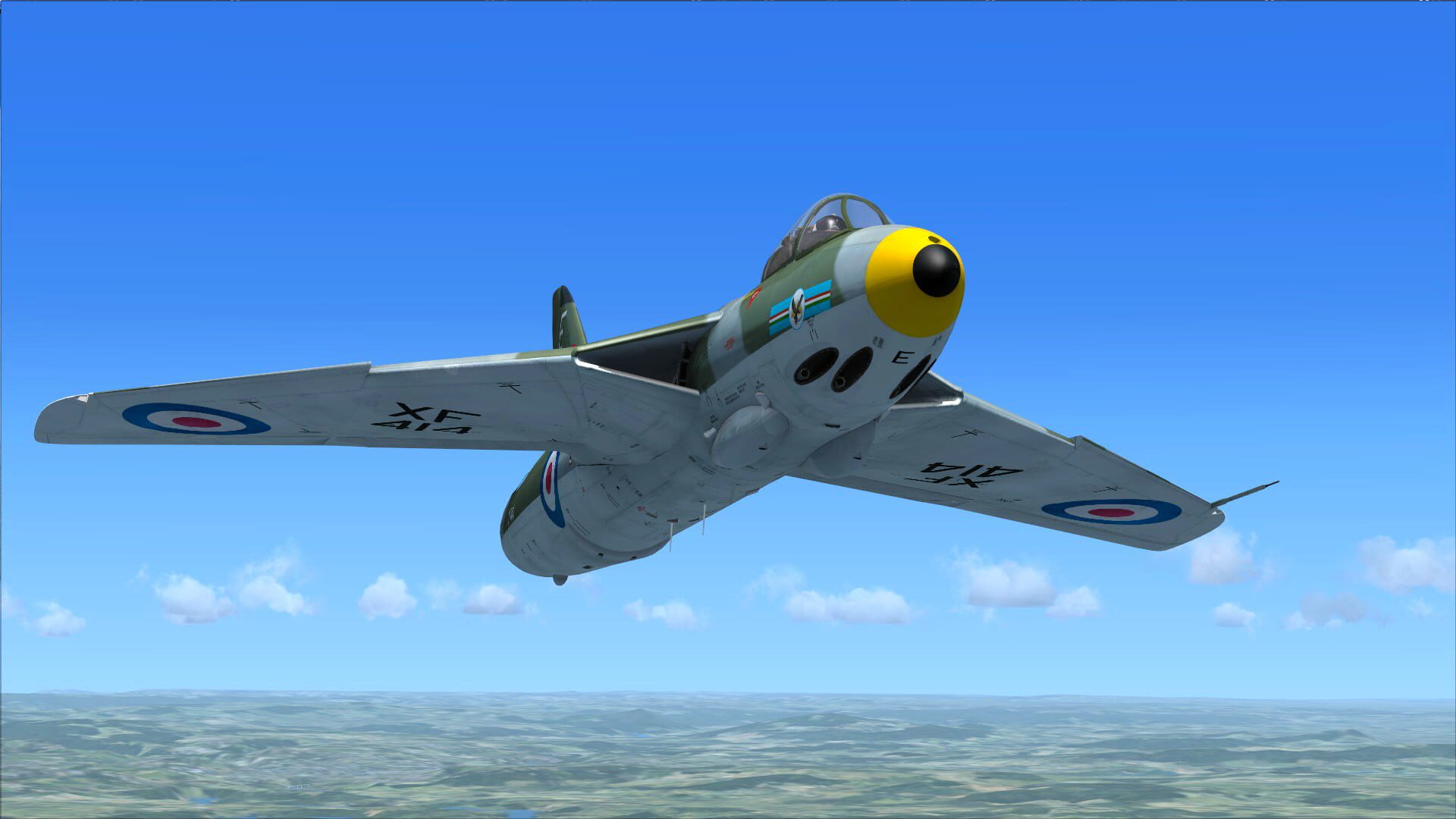 Foto do jogo Microsoft Flight Simulator X: Steam Edition - Hawker Hunter F.6/FGA.9