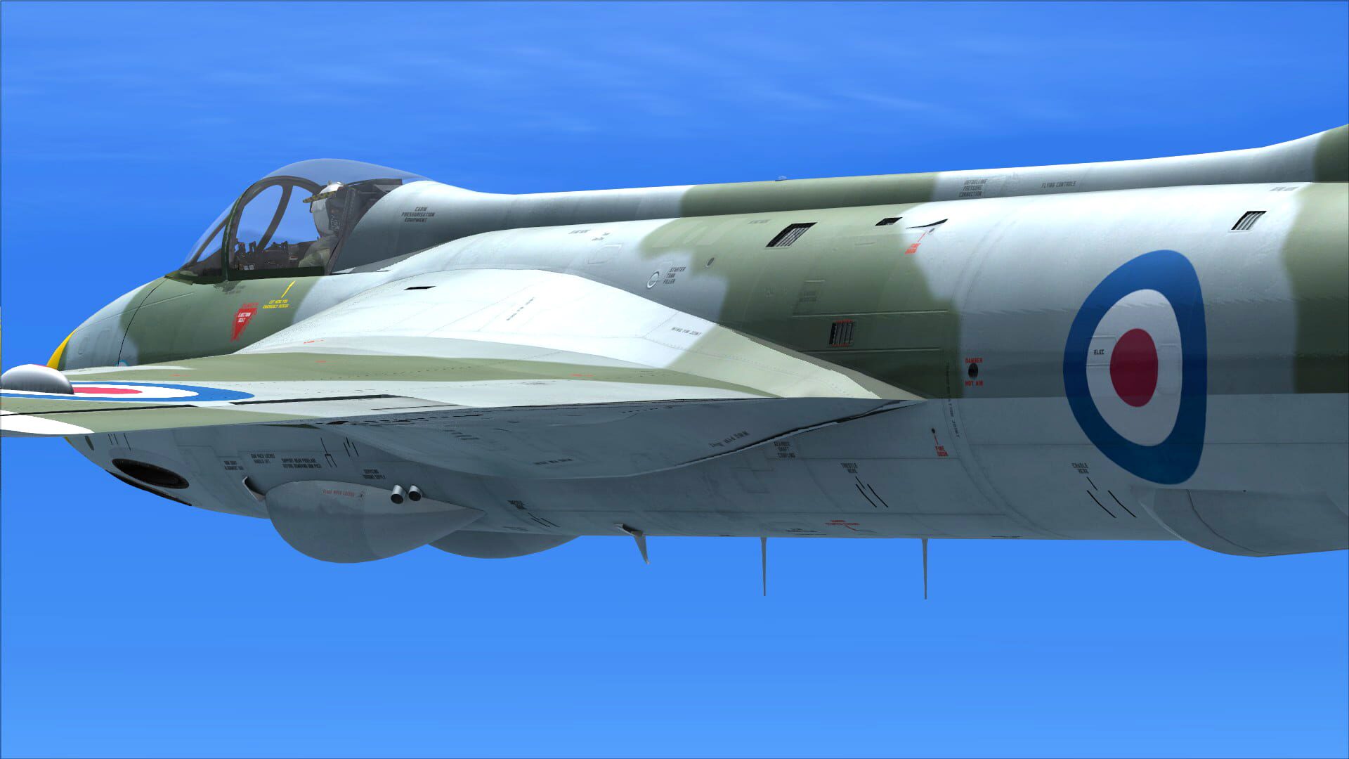 Foto do jogo Microsoft Flight Simulator X: Steam Edition - Hawker Hunter F.6/FGA.9