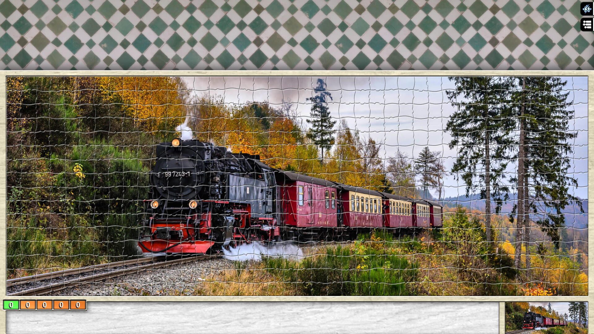 Foto do jogo Pixel Puzzles Ultimate: Trains