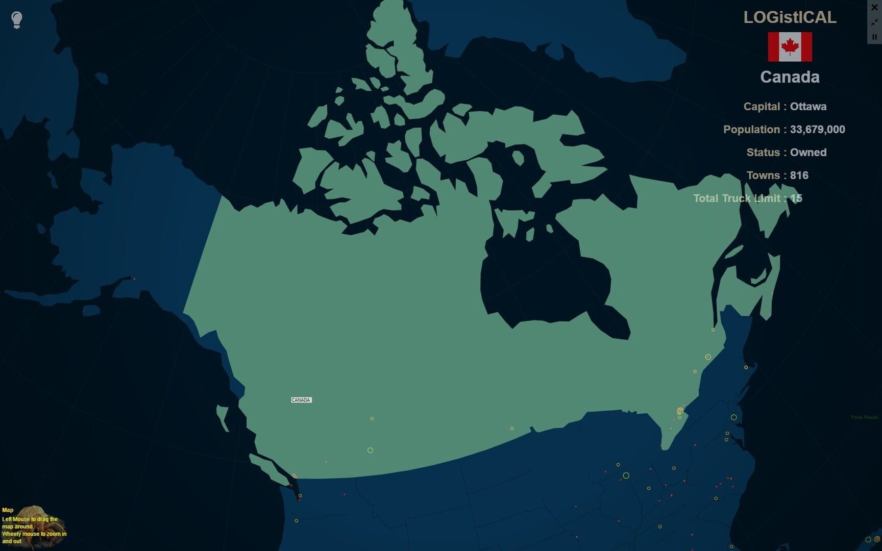 Logistical: Canada