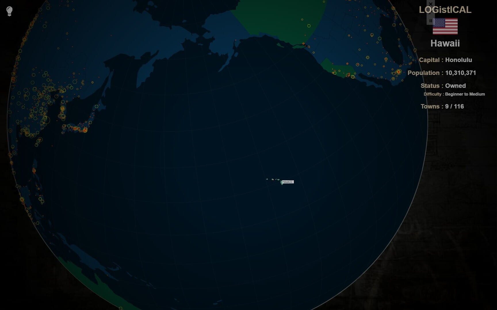 Logistical: USA - Hawaii