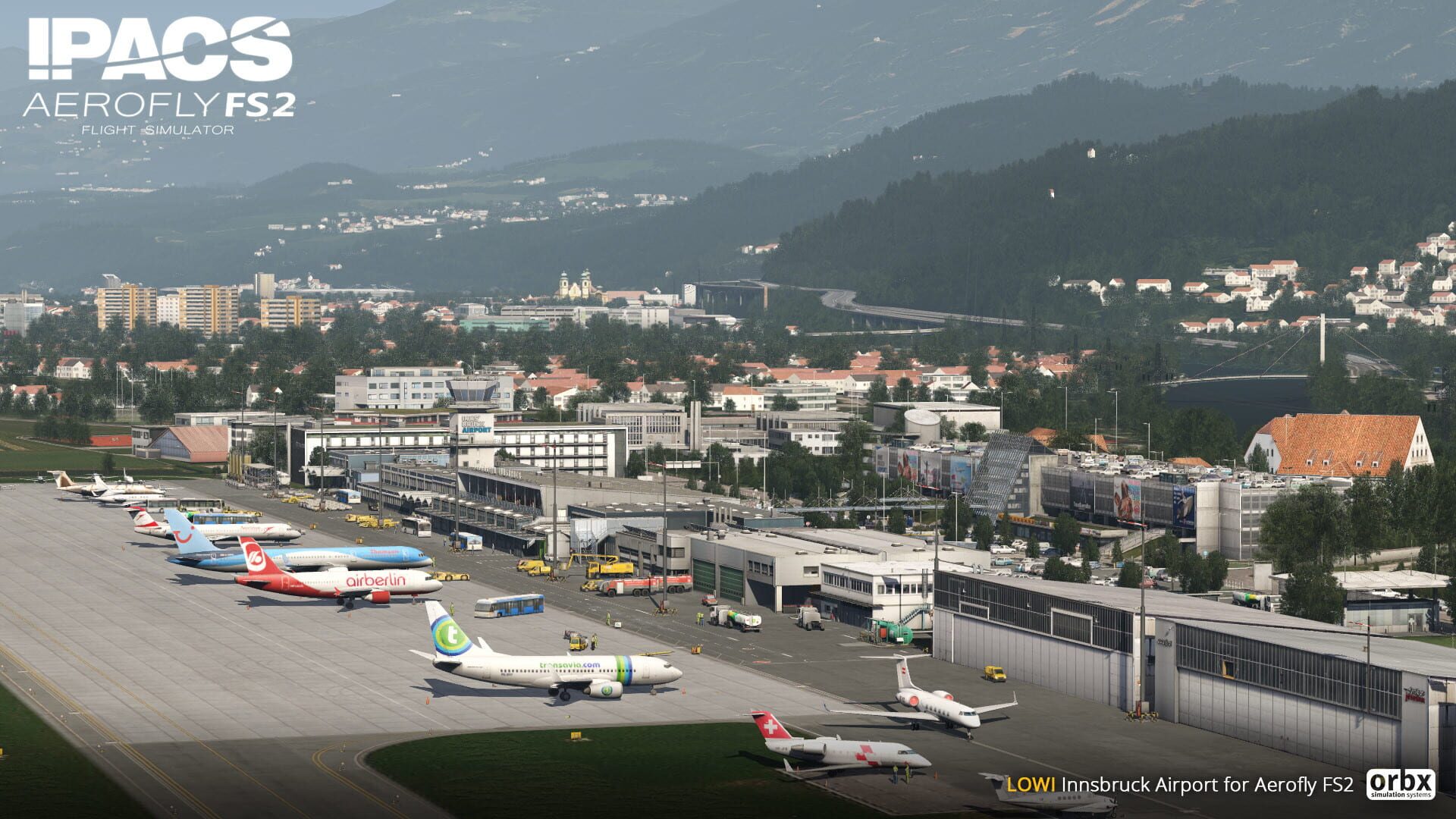 Foto do jogo Aerofly FS 2 Flight Simulator: Orbx - Innsbruck Airport