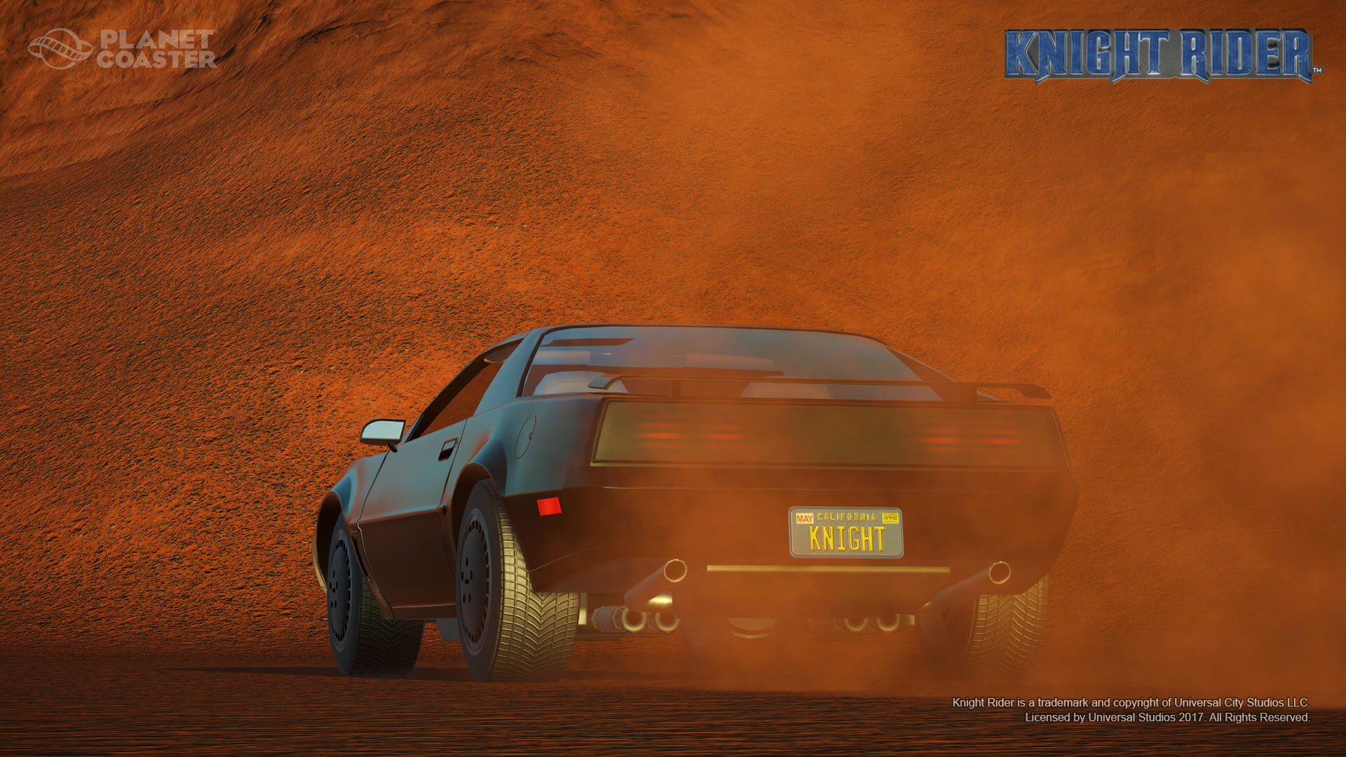 Foto do jogo Planet Coaster: Knight Rider K.I.T.T. Construction Kit
