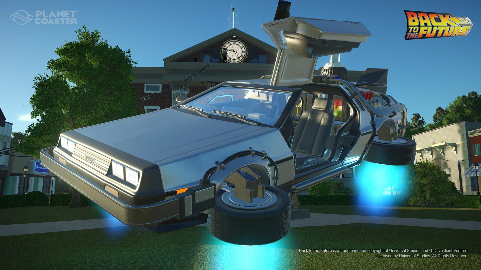 Foto do jogo Planet Coaster: Back to the Future Time Machine Construction Kit