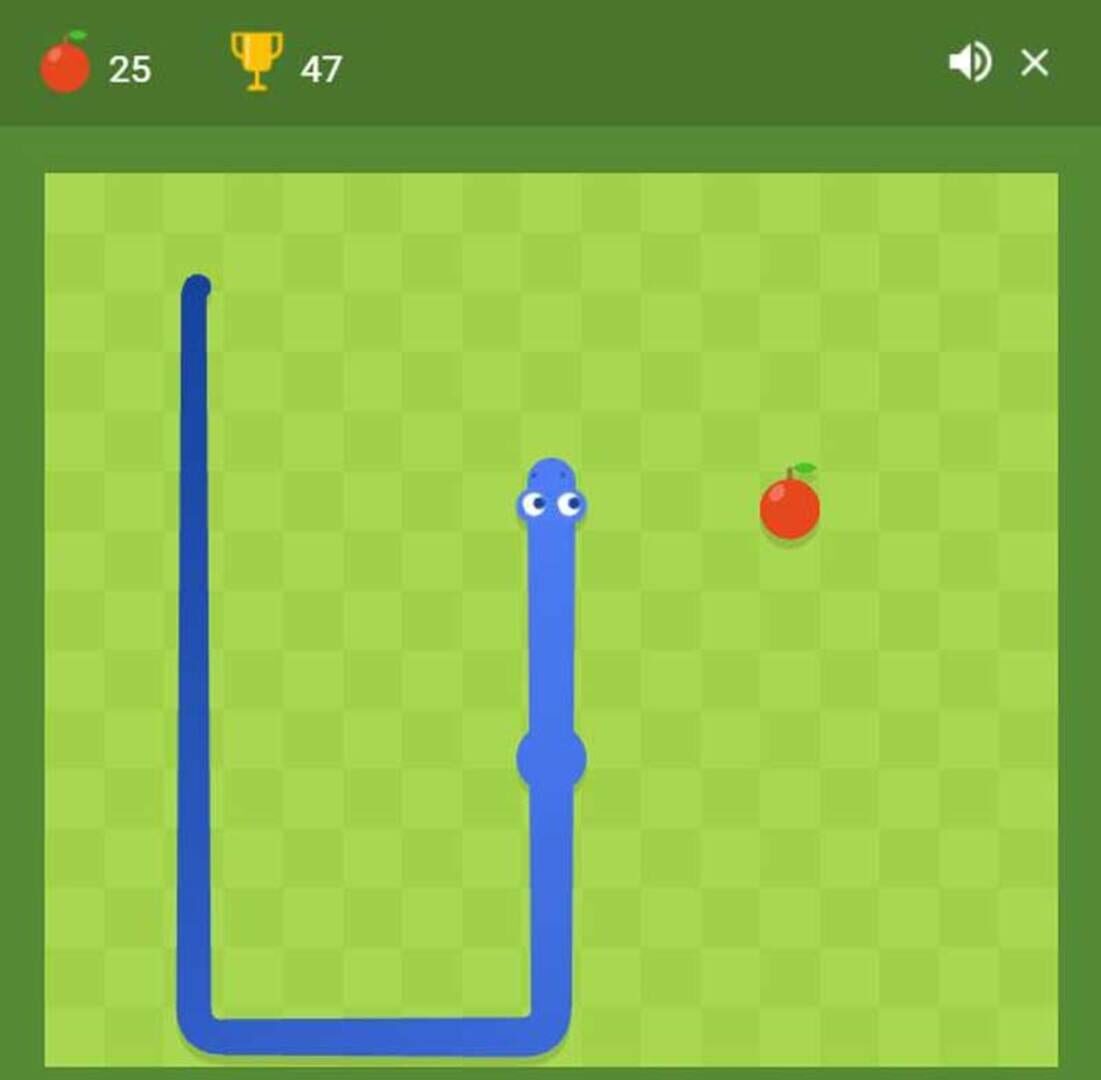 Foto do jogo Google Snake