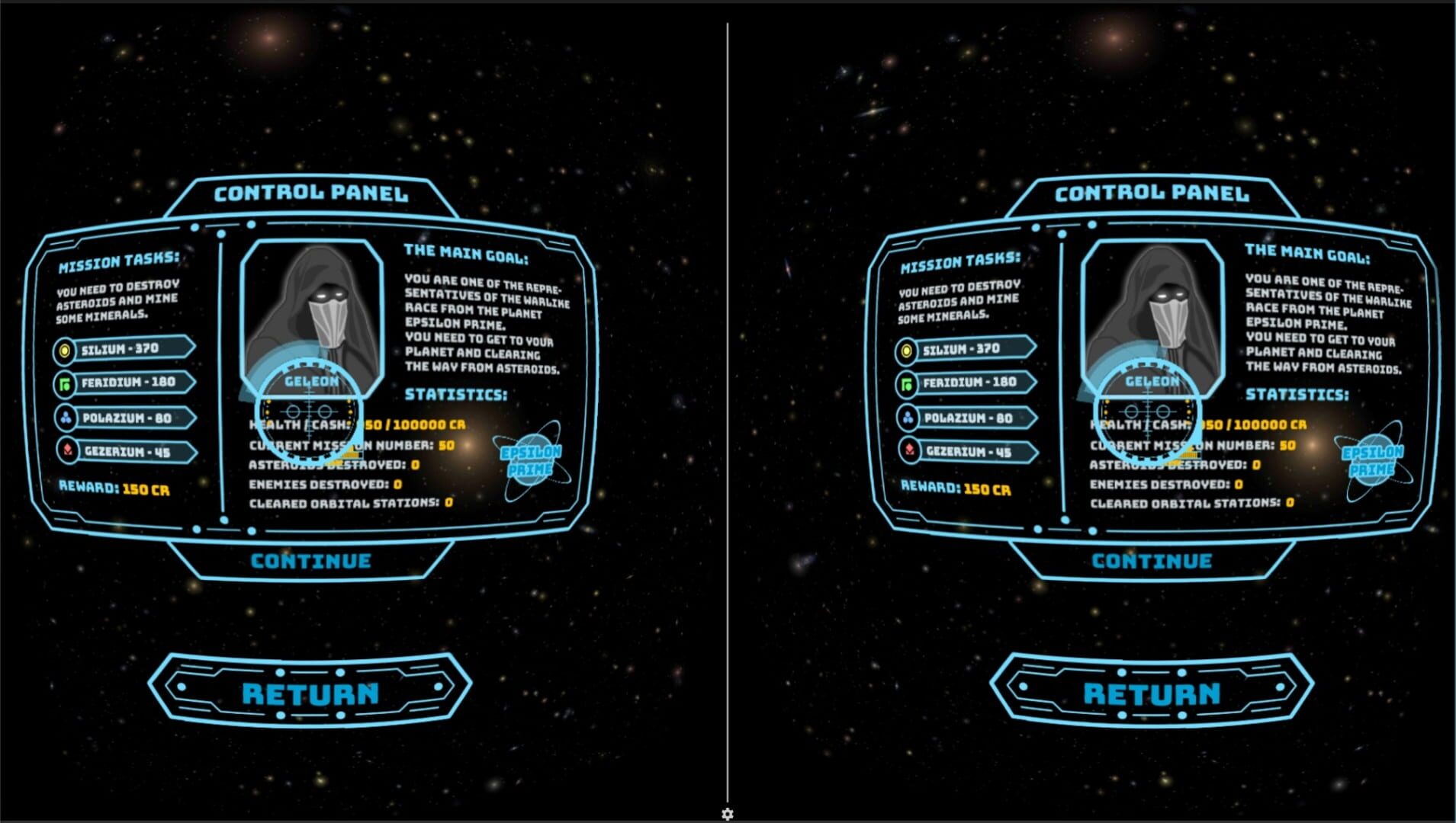 Foto do jogo Asteroid Shooter VR