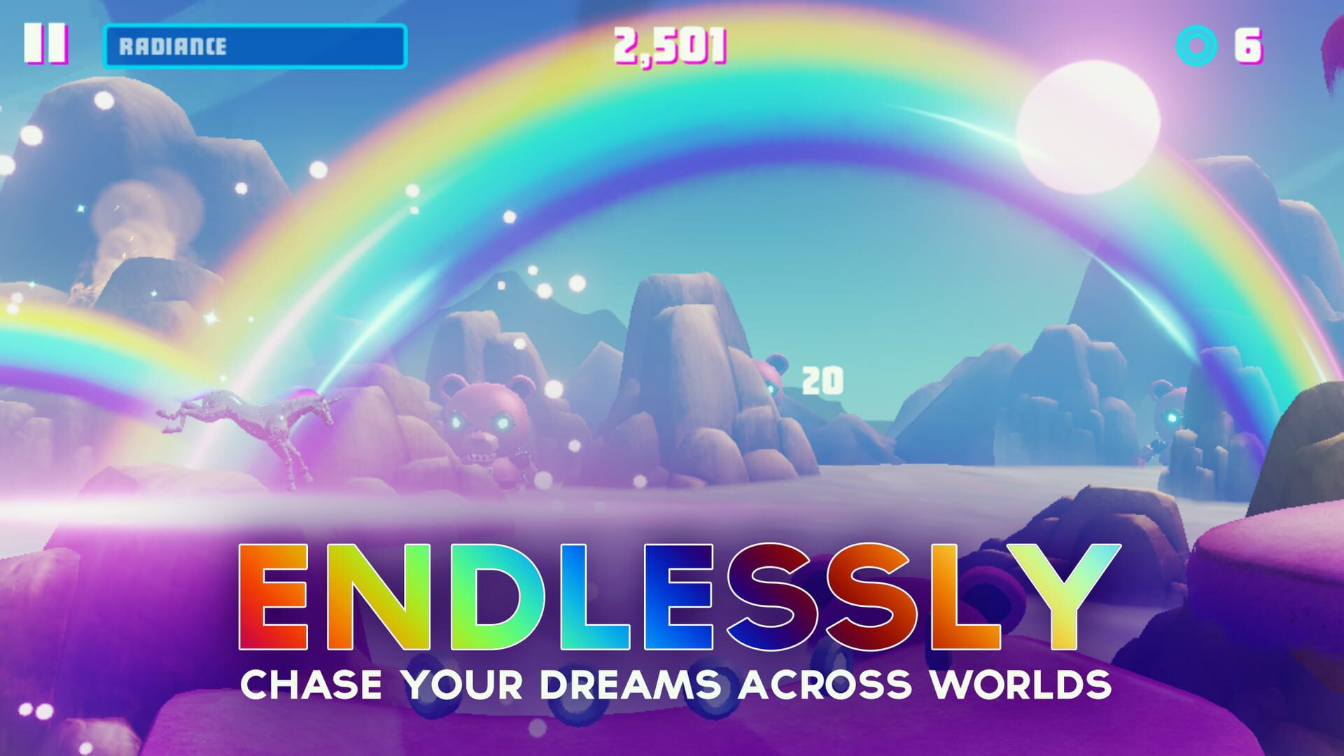 Foto do jogo Robot Unicorn Attack Forever