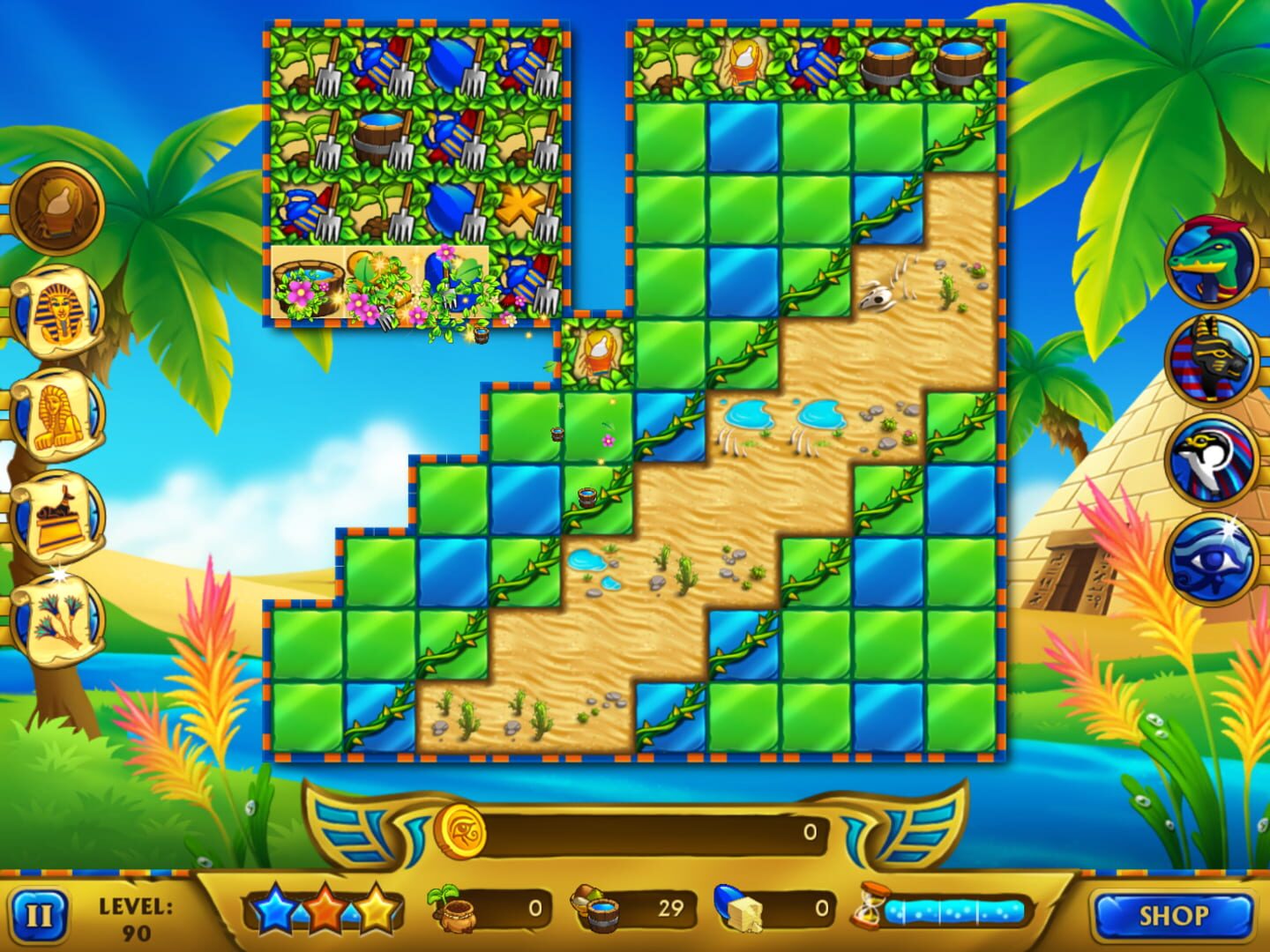 Foto do jogo Legend of Egypt: Pharaohs Garden
