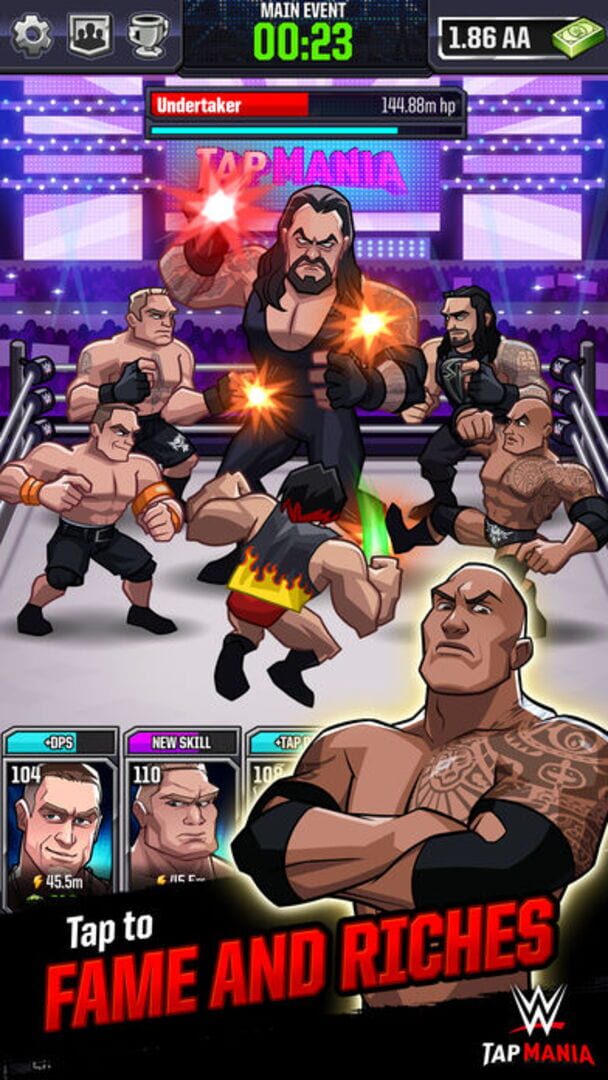 Foto do jogo WWE Tap Mania
