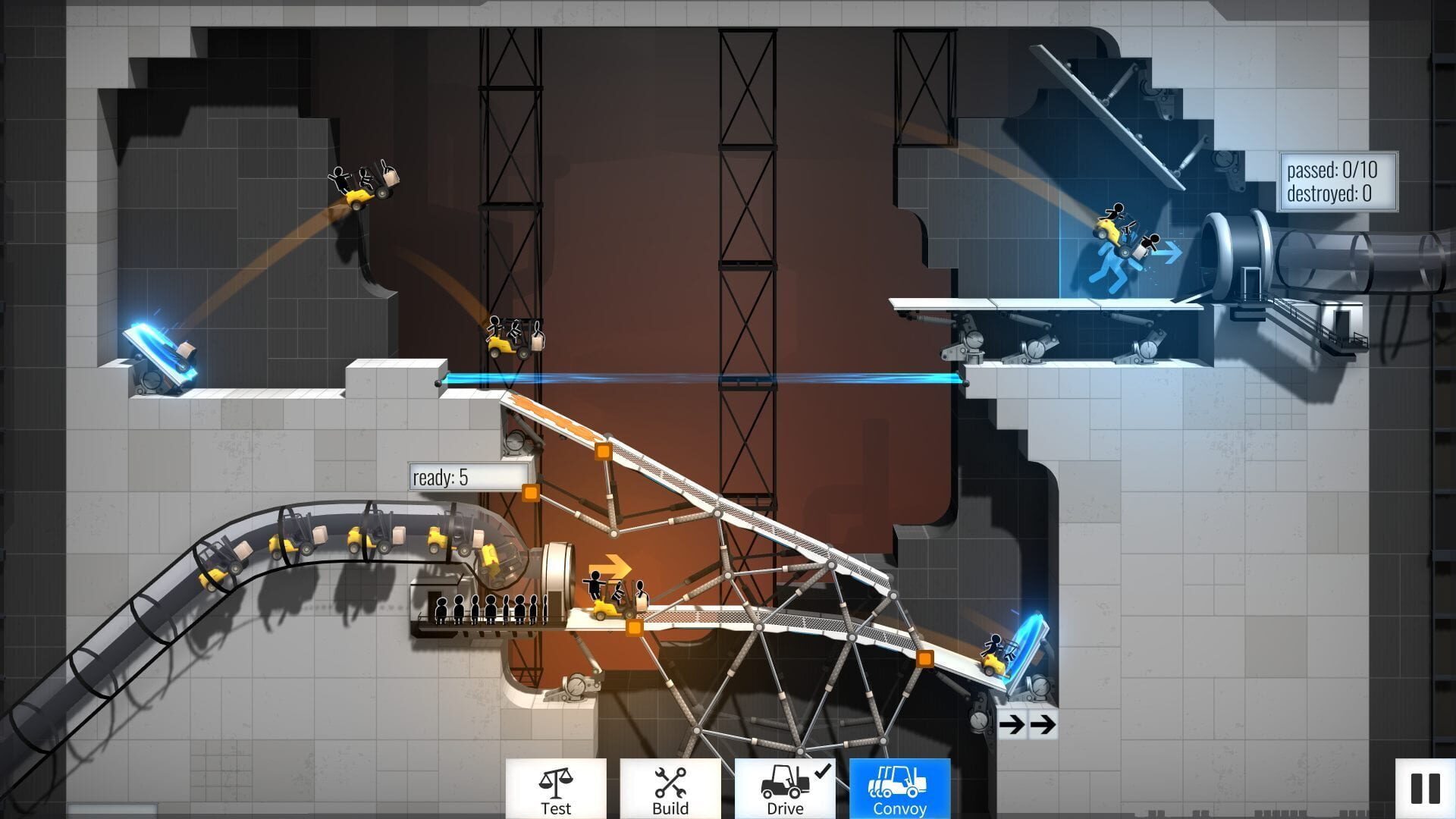 Foto do jogo Bridge Constructor Portal
