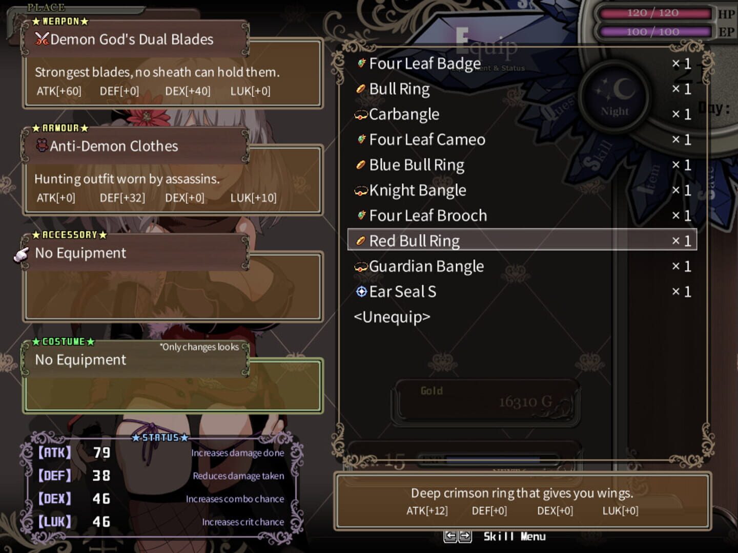 Foto do jogo Niplheim's Hunter: Branded Azel