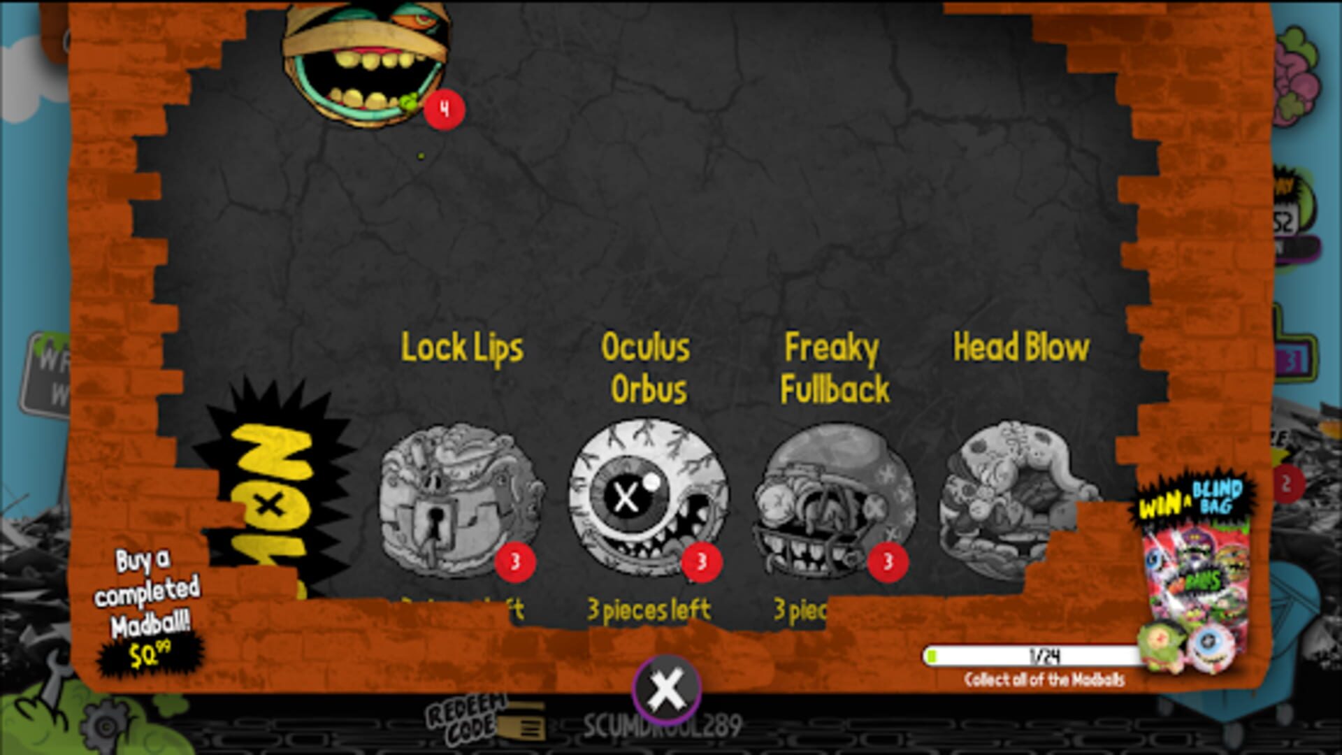 Foto do jogo Madballs Arcade