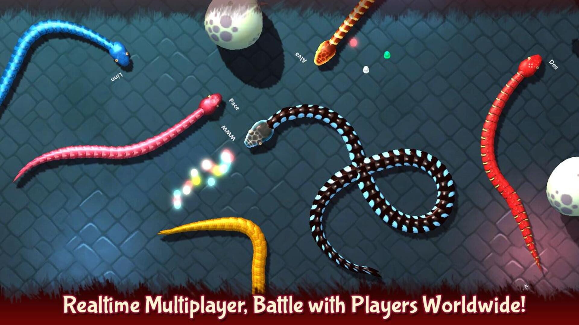 Foto do jogo 3D Snake . io