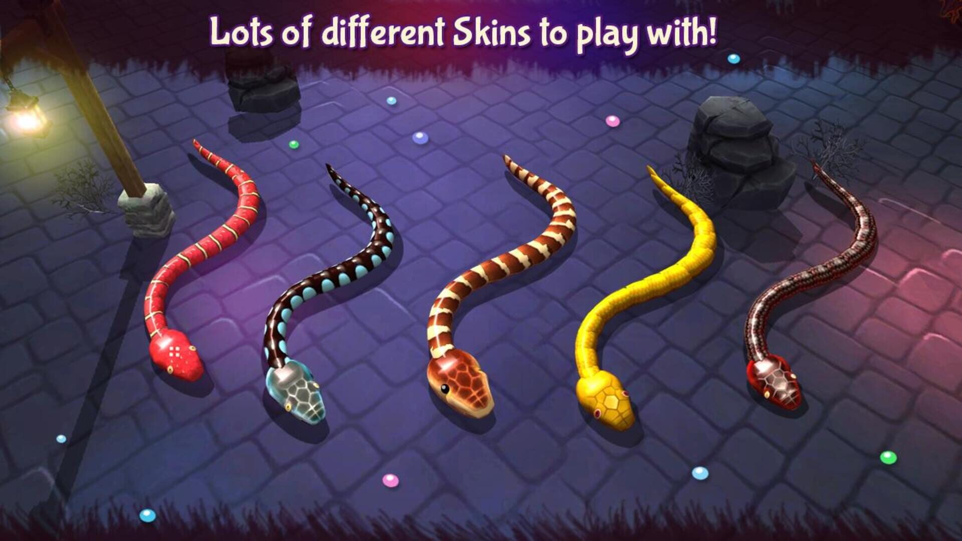 Foto do jogo 3D Snake . io
