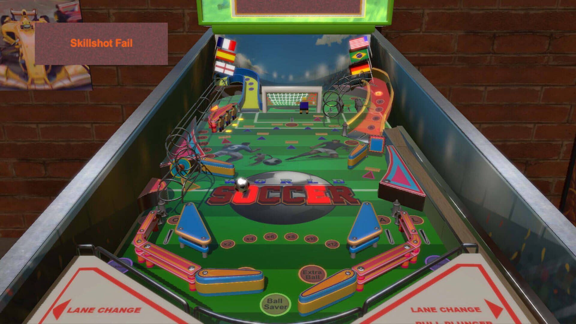 Foto do jogo World Soccer Pinball