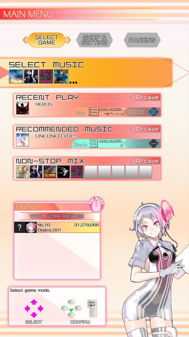 Foto do jogo Groove Coaster for Steam
