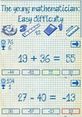 Foto do jogo The young mathematician: Easy difficulty