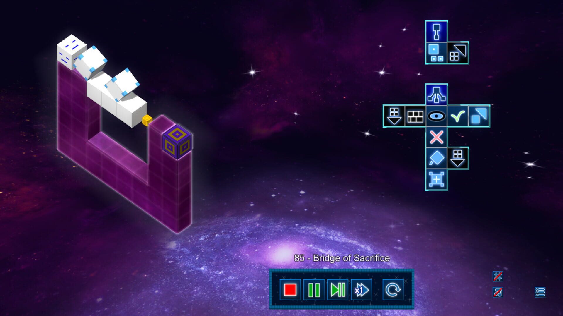 Foto do jogo God is a Cube: Programming Robot Cubes