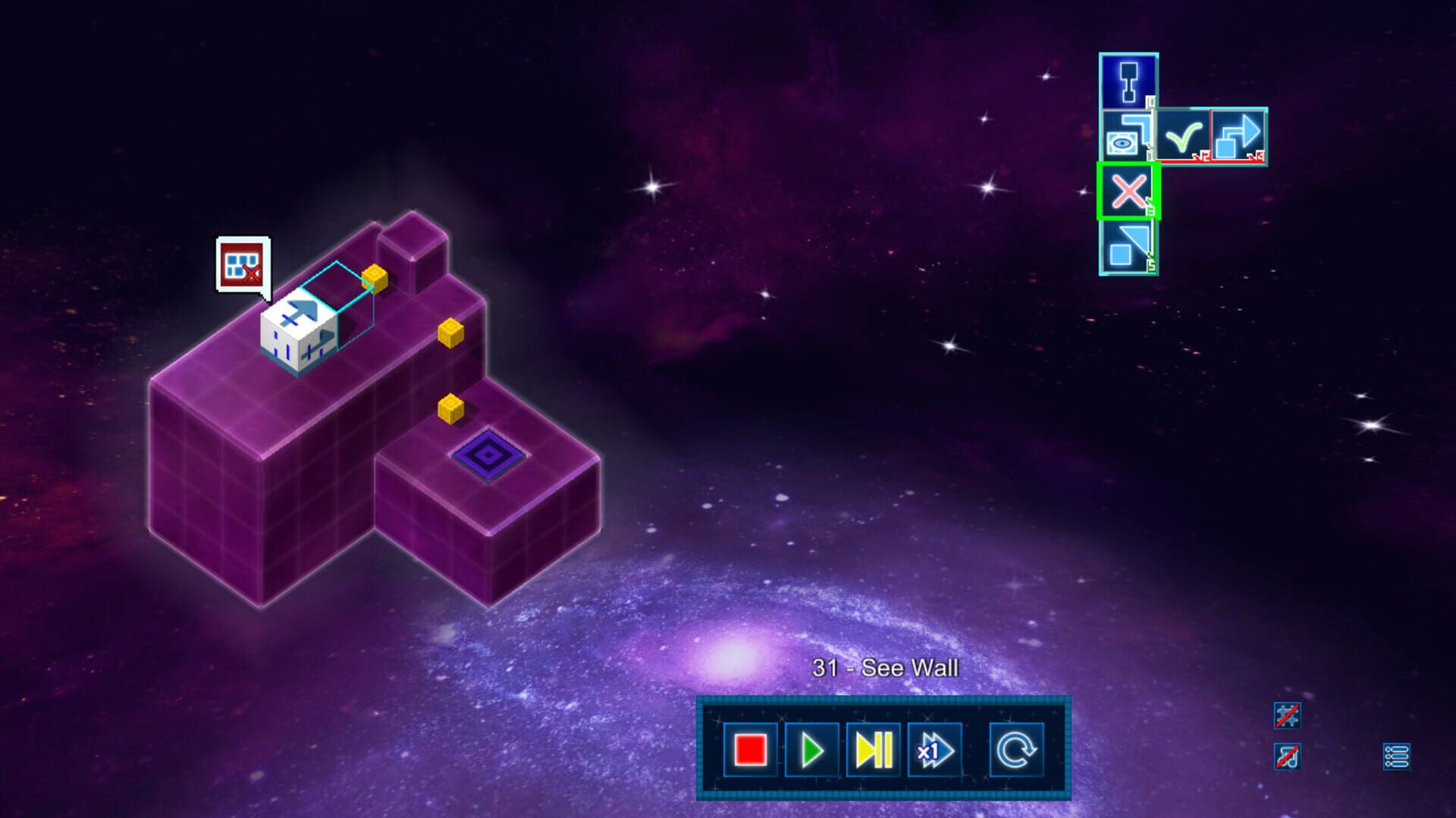 Foto do jogo God is a Cube: Programming Robot Cubes