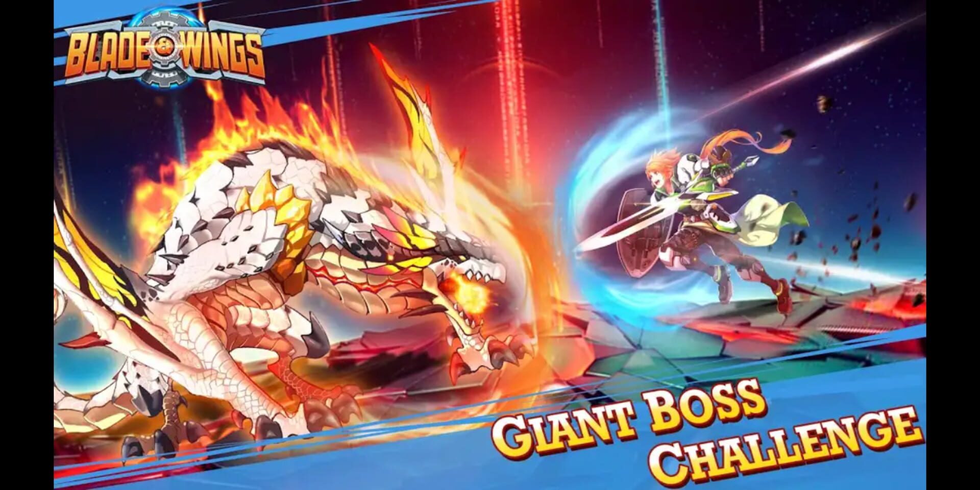 Foto do jogo Blade and Wings: Future Fantasy 3D Anime MMORPG Game