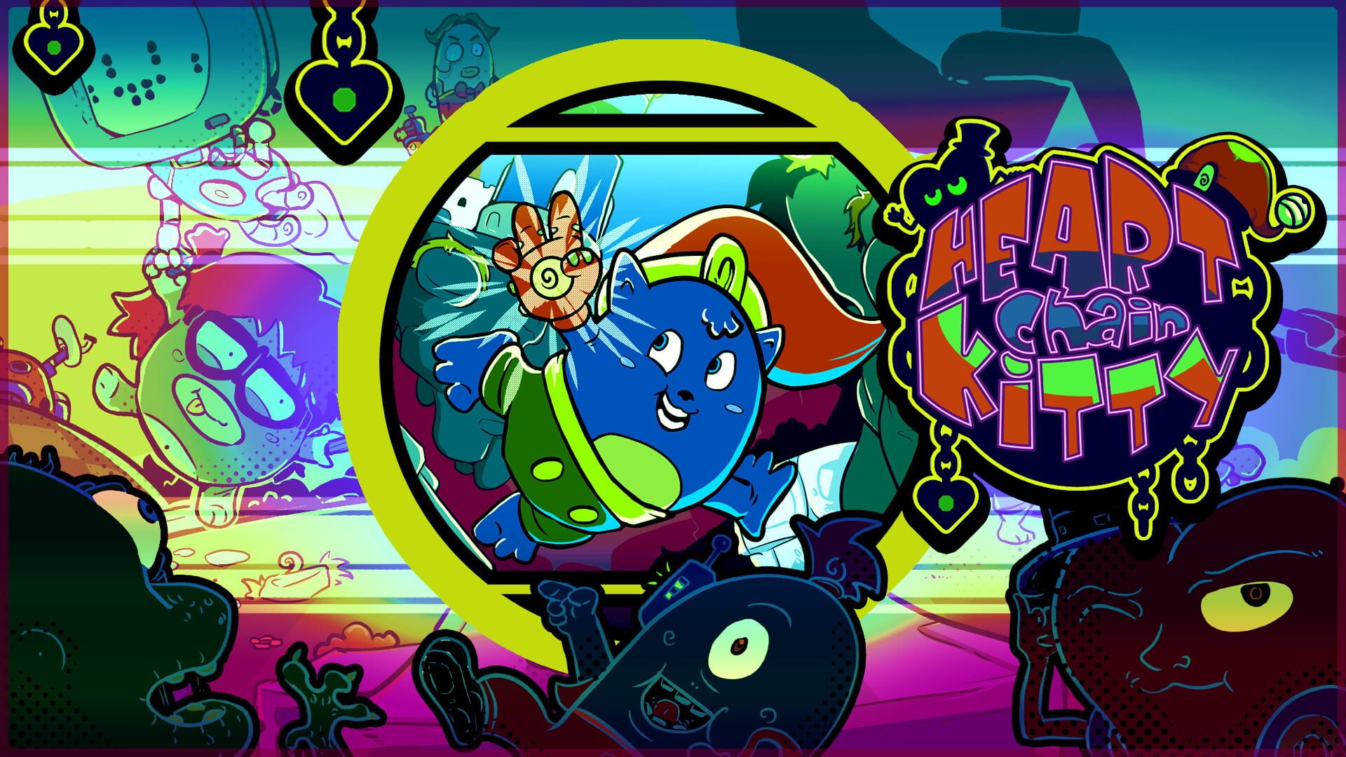 Foto do jogo Heart Chain Kitty