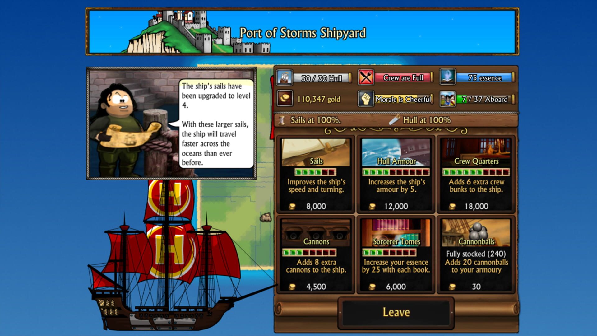 Foto do jogo Swords and Sandals Pirates