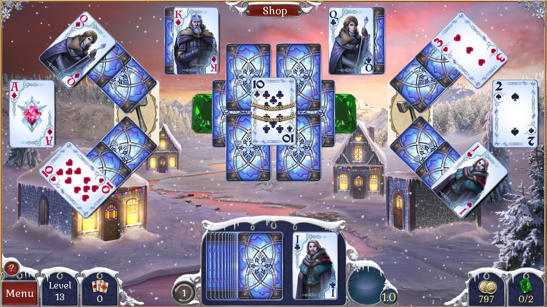 Foto do jogo Jewel Match Solitaire Winterscapes