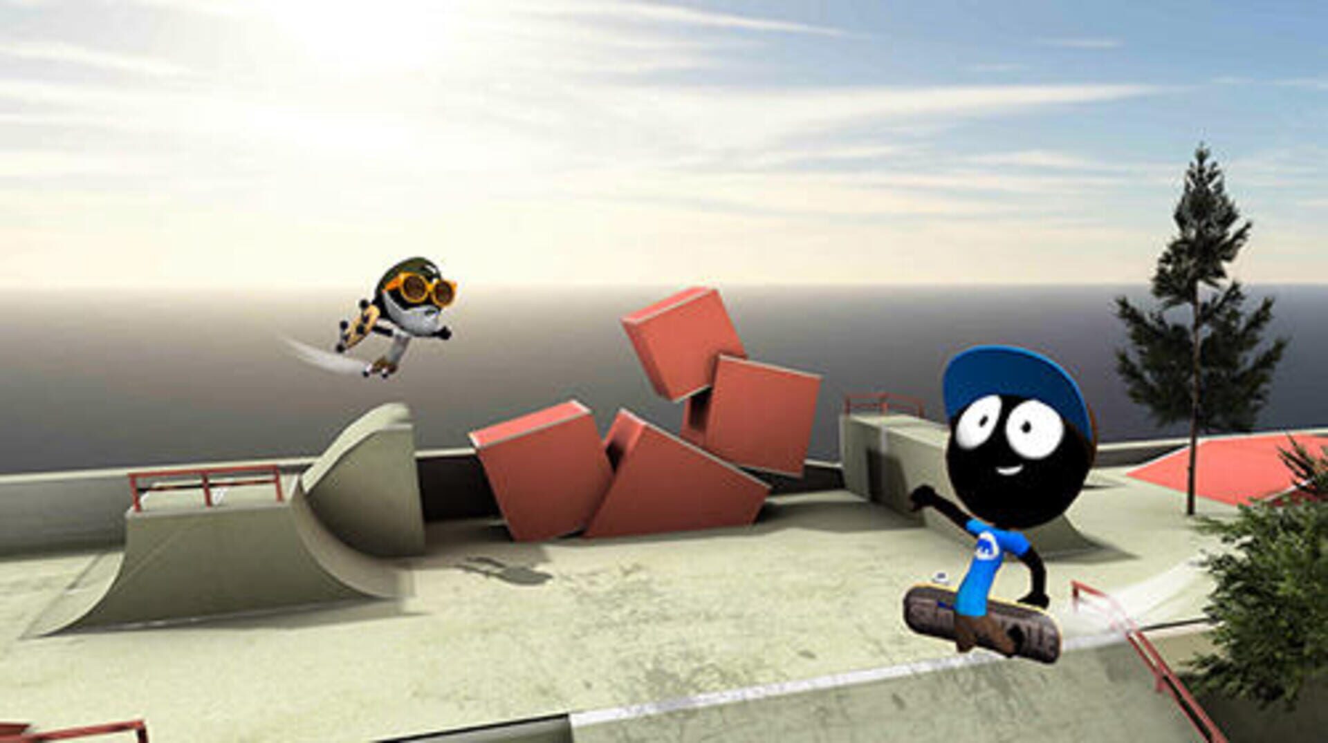 Foto do jogo Stickman Skate Battle