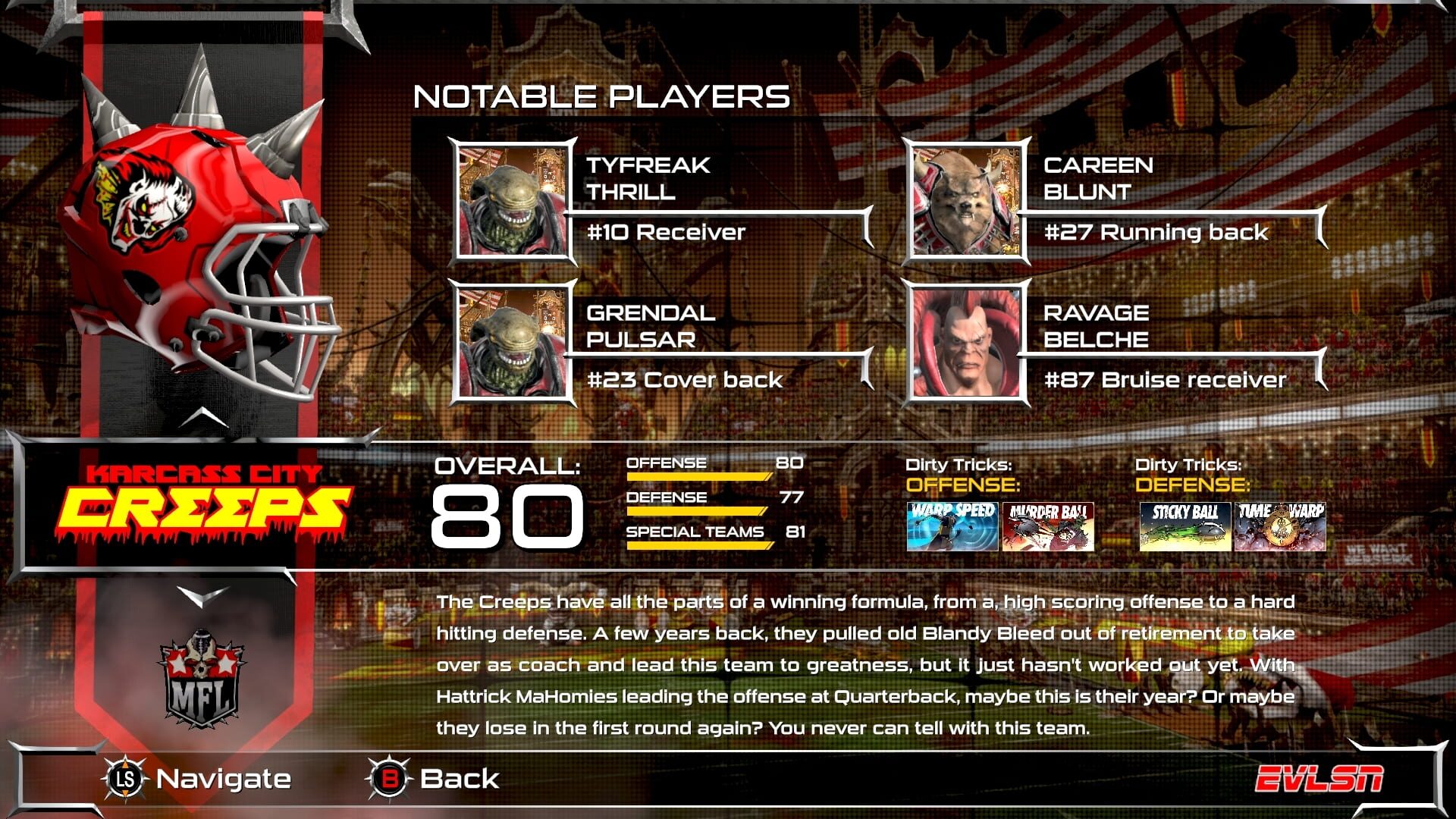Foto do jogo Mutant Football League: Werewolf Rampage Pack