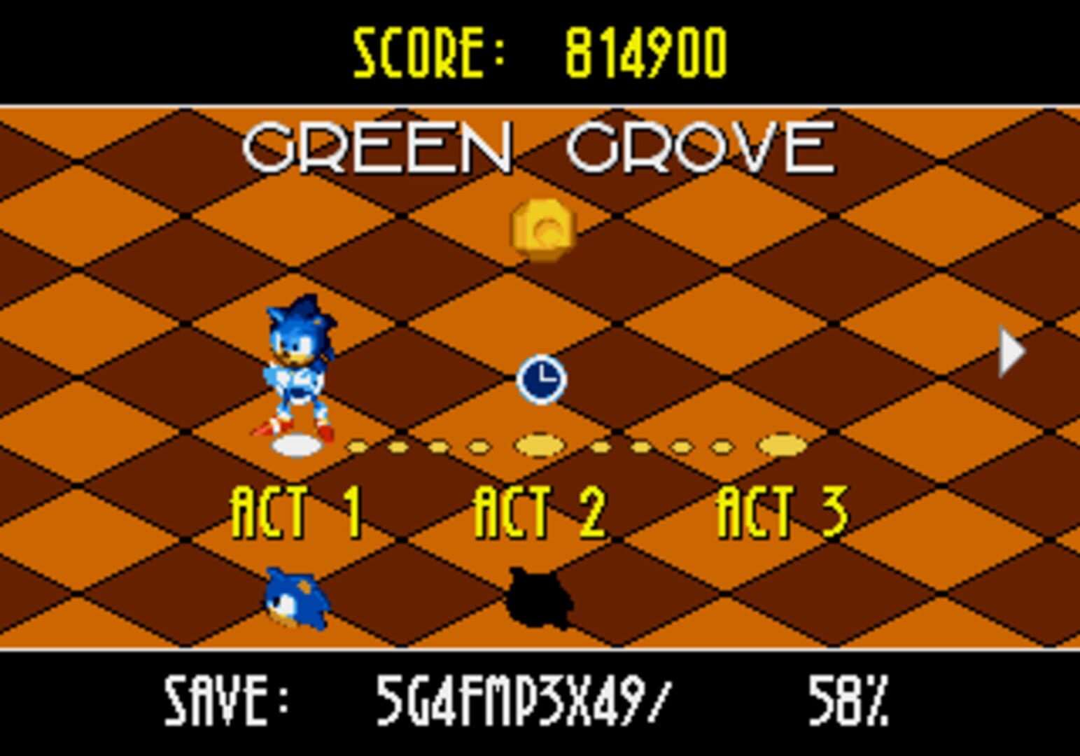 Foto do jogo Sonic 3D Blast: Director's Cut