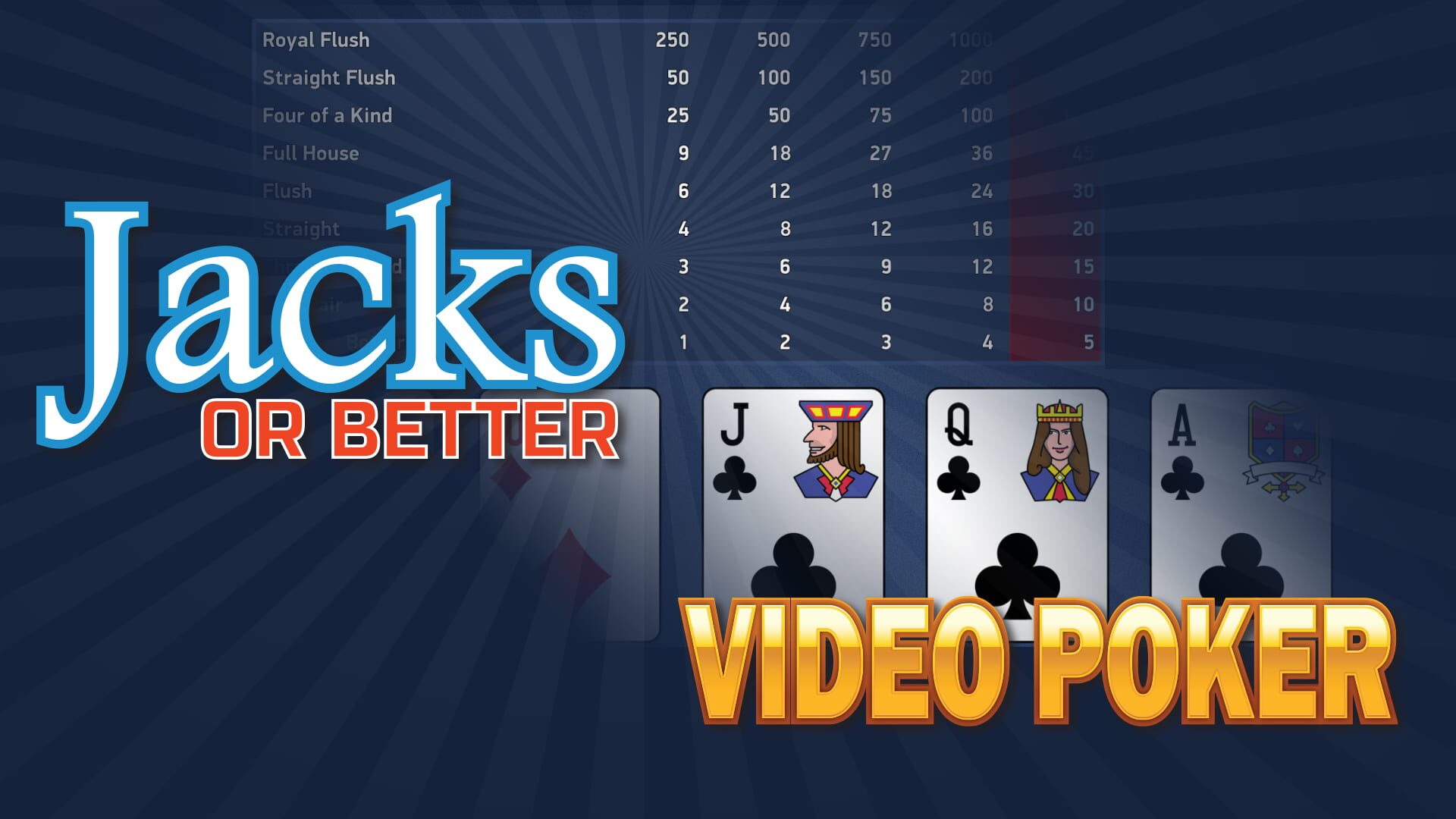 Foto do jogo Jacks or Better: Video Poker