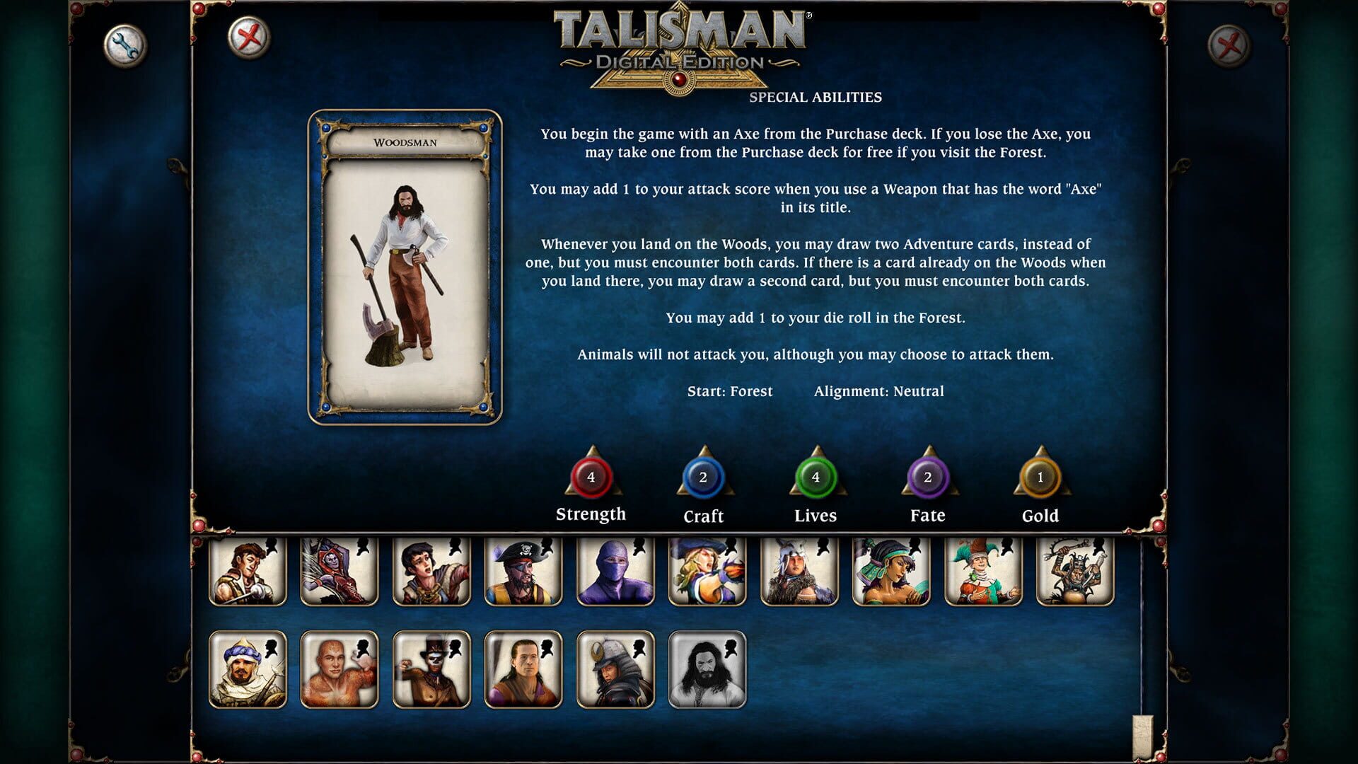 Foto do jogo Talisman: Digital Edition - Woodsman