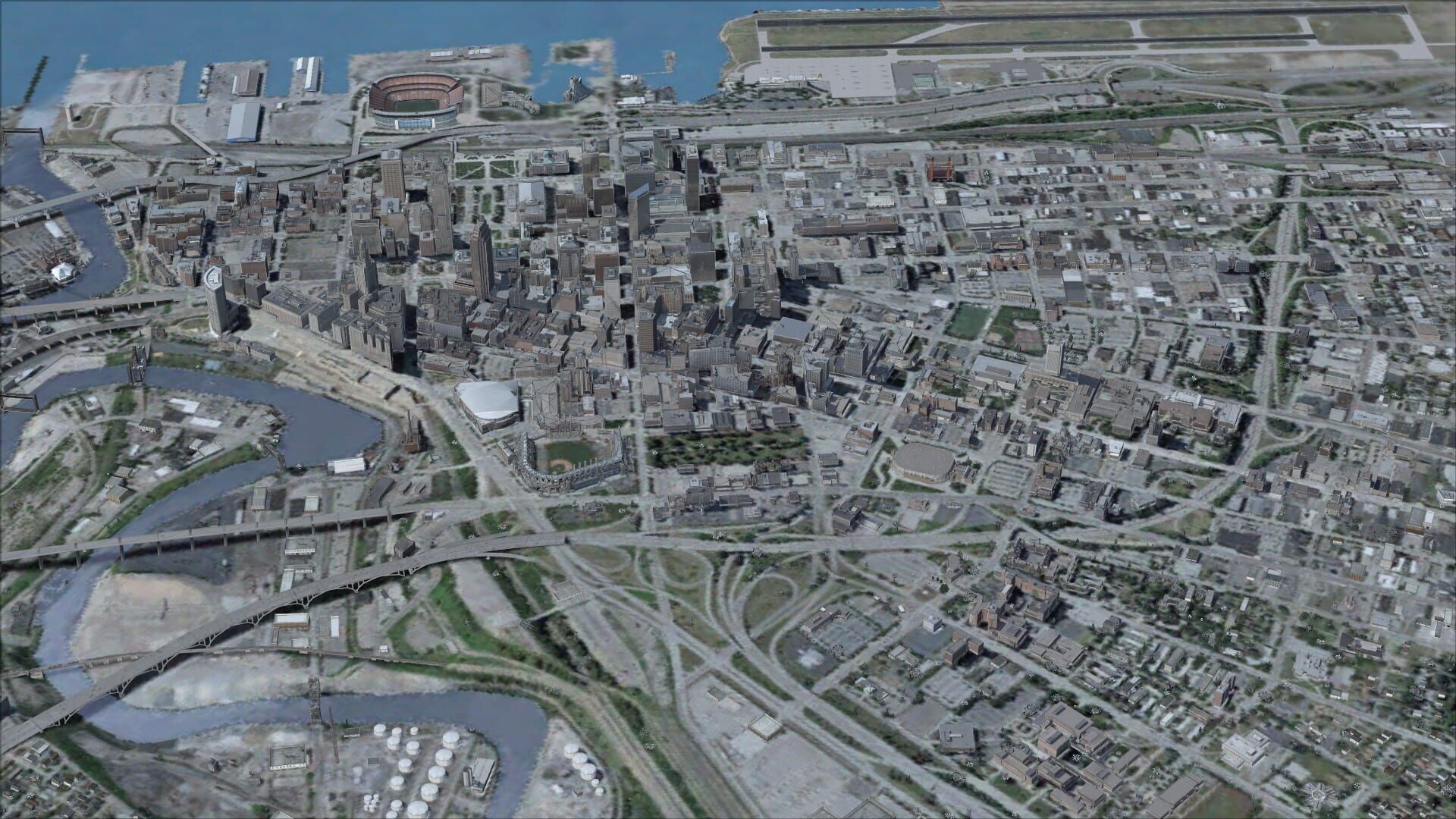 Foto do jogo Microsoft Flight Simulator X: Steam Edition - US Cities X: Cleveland