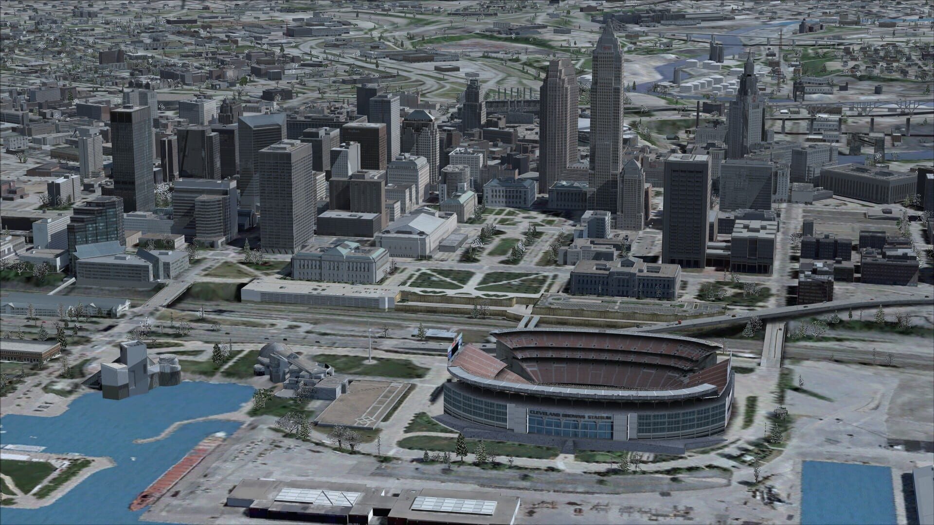 Foto do jogo Microsoft Flight Simulator X: Steam Edition - US Cities X: Cleveland