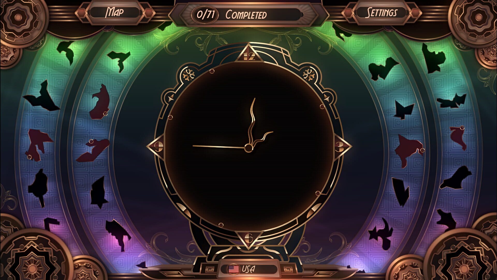 Foto do jogo Glass Masquerade: Christmas Day Puzzle