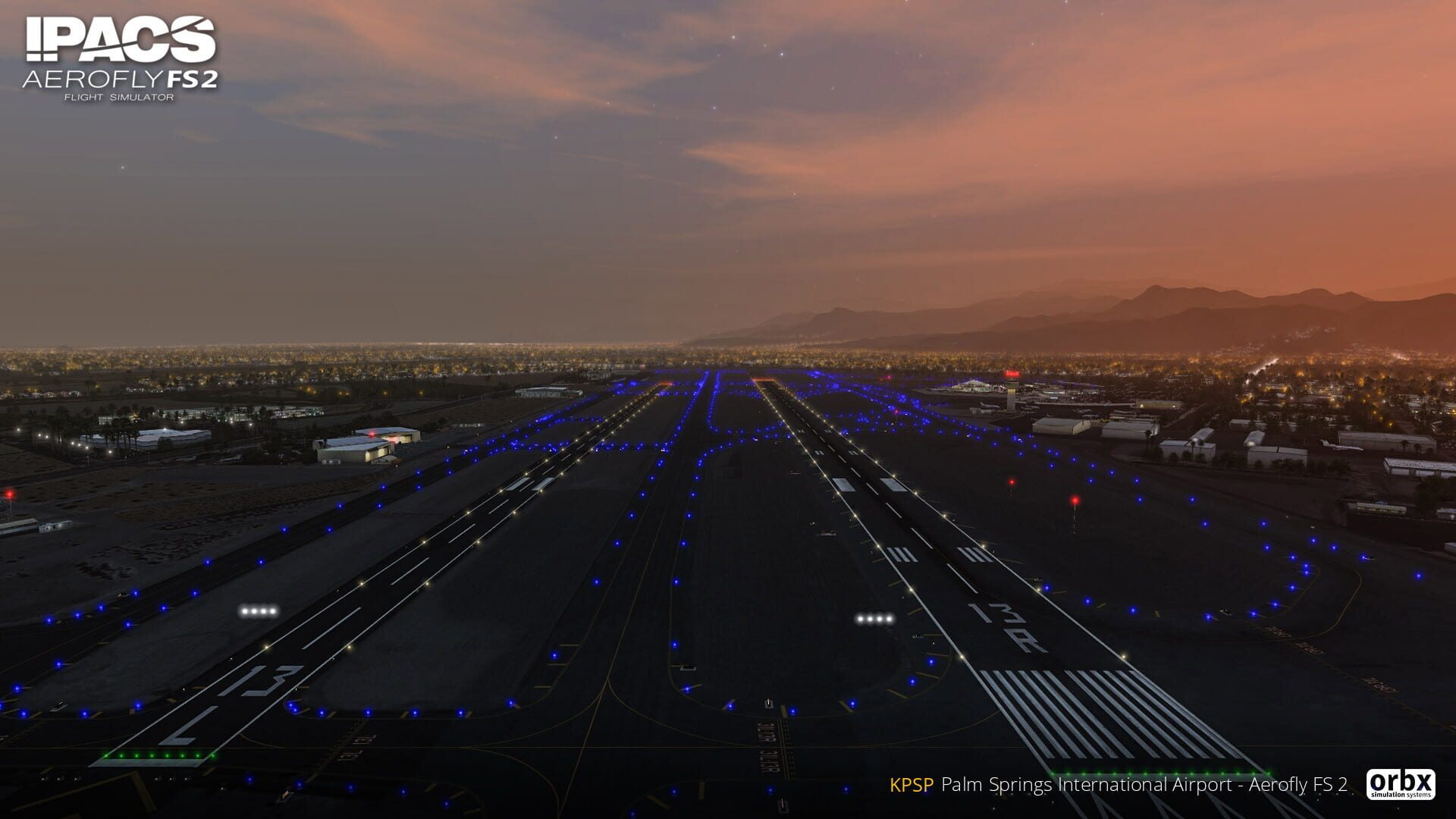 Foto do jogo Aerofly FS 2 Flight Simulator: Orbx - Palm Springs International Airport