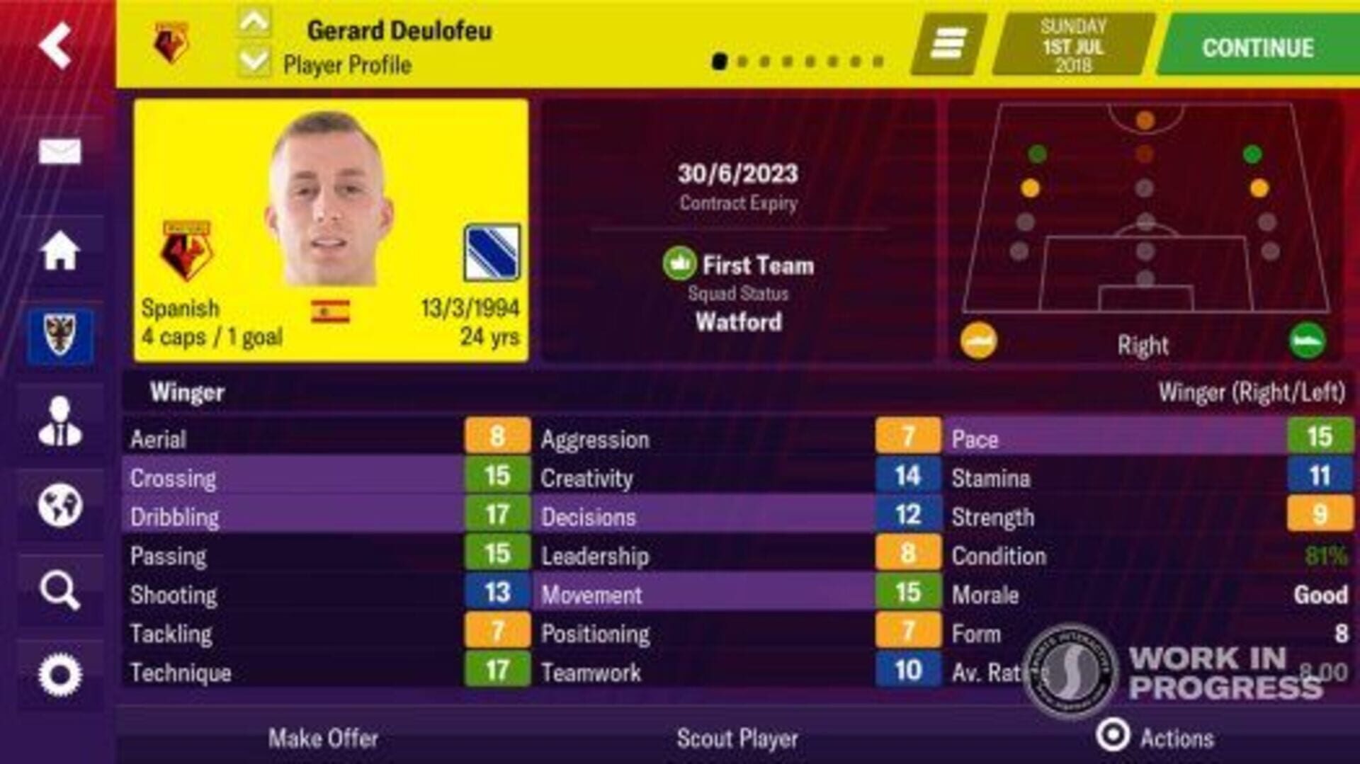 Foto do jogo Football Manager 2019 Mobile