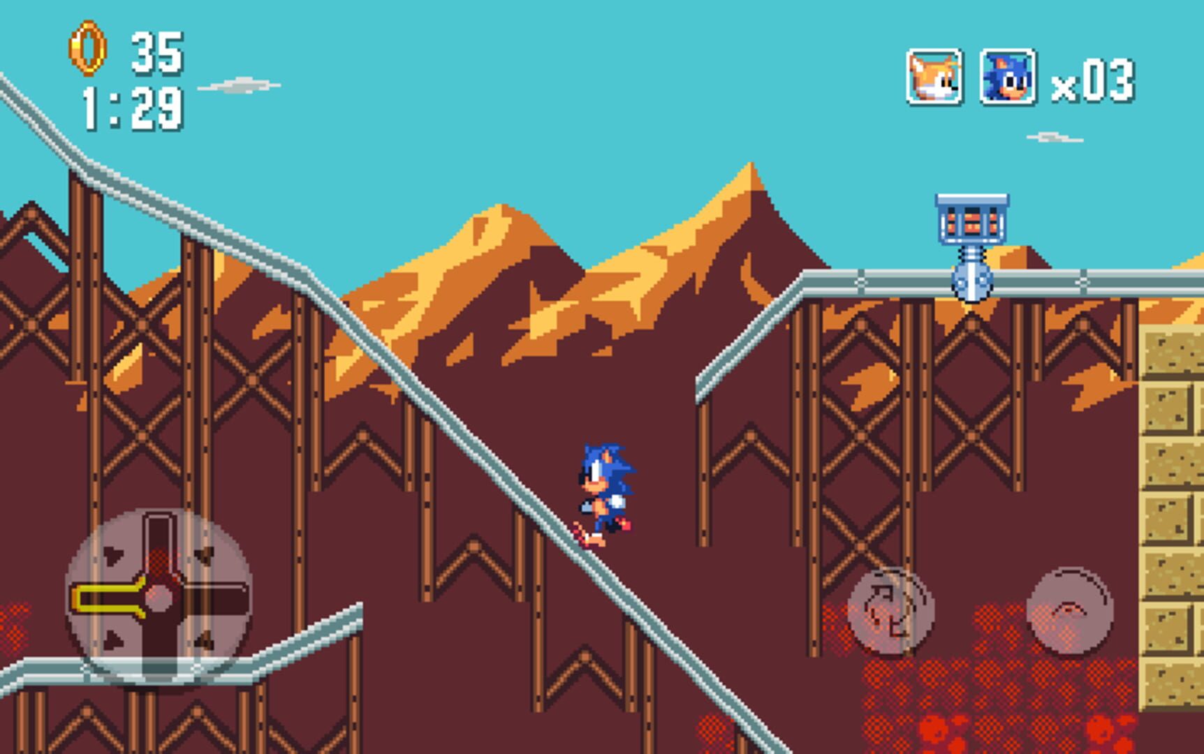 Foto do jogo Sonic SMS Remake