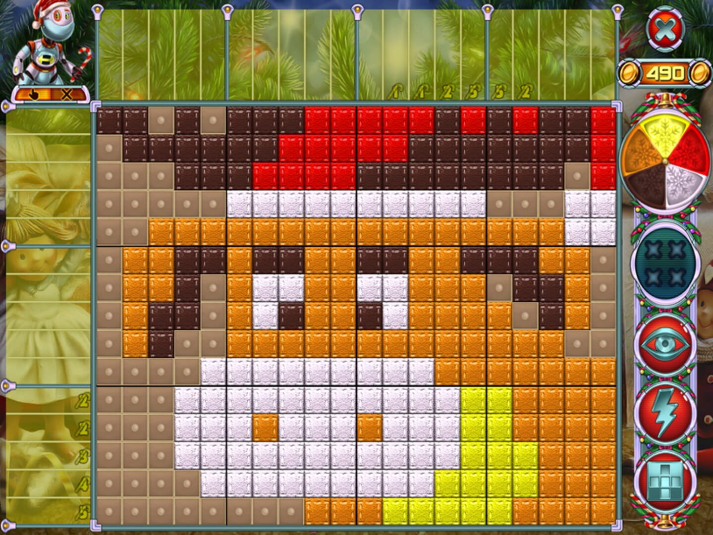 Foto do jogo Rainbow Mosaics 10: Christmas Helper