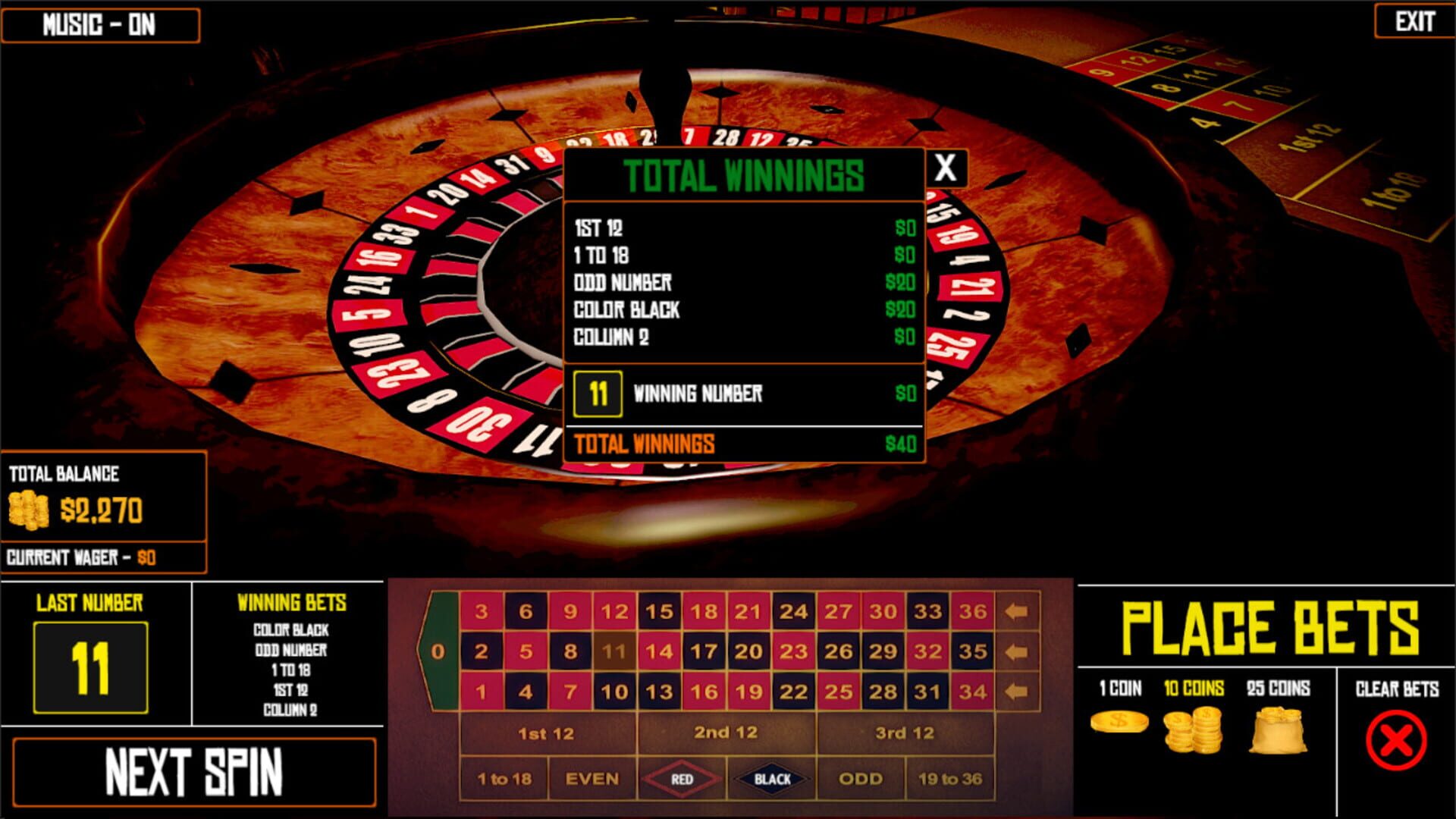 Foto do jogo Roulette Simulator 2