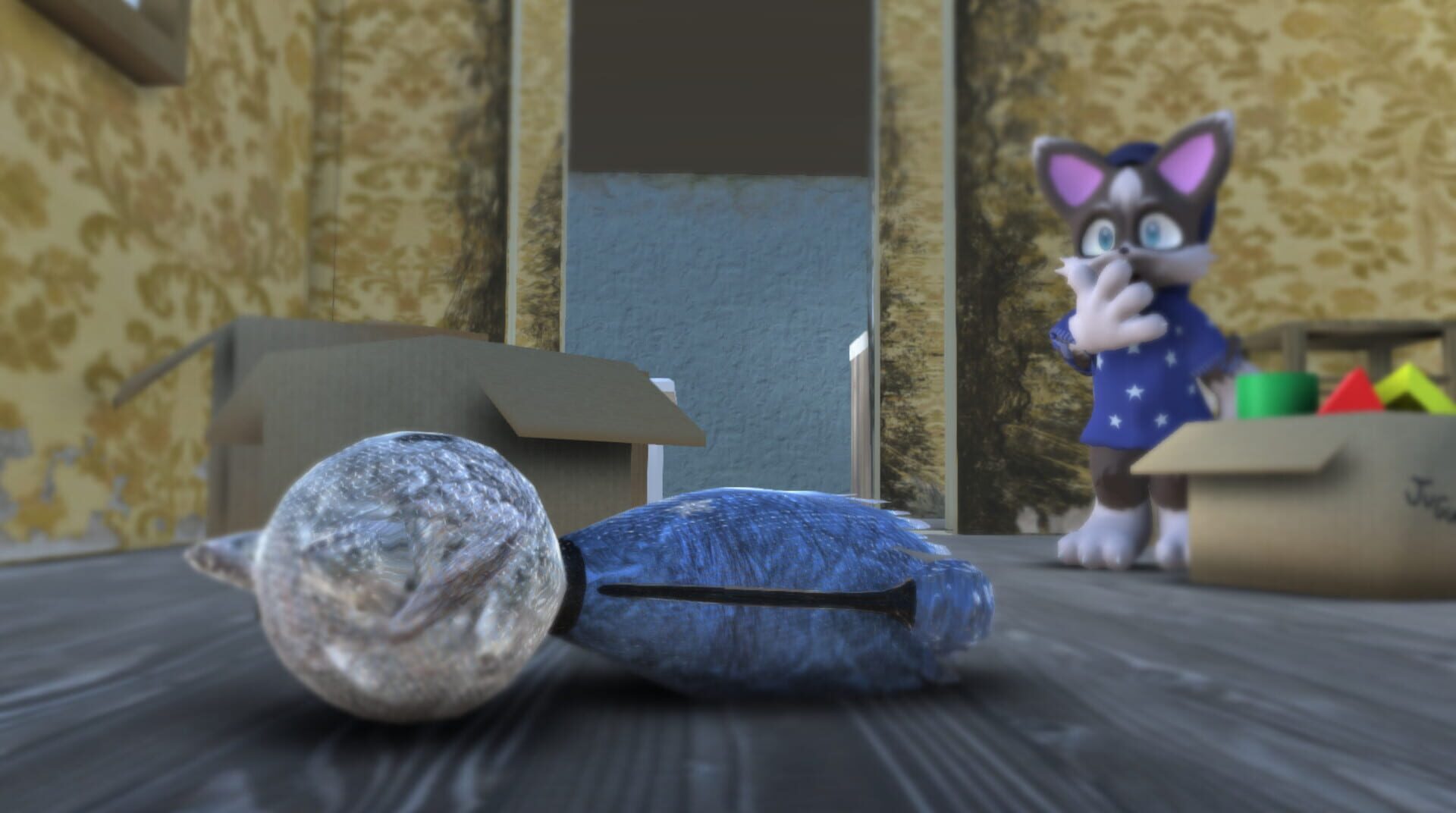 Foto do jogo Nekomew's Potty Trouble
