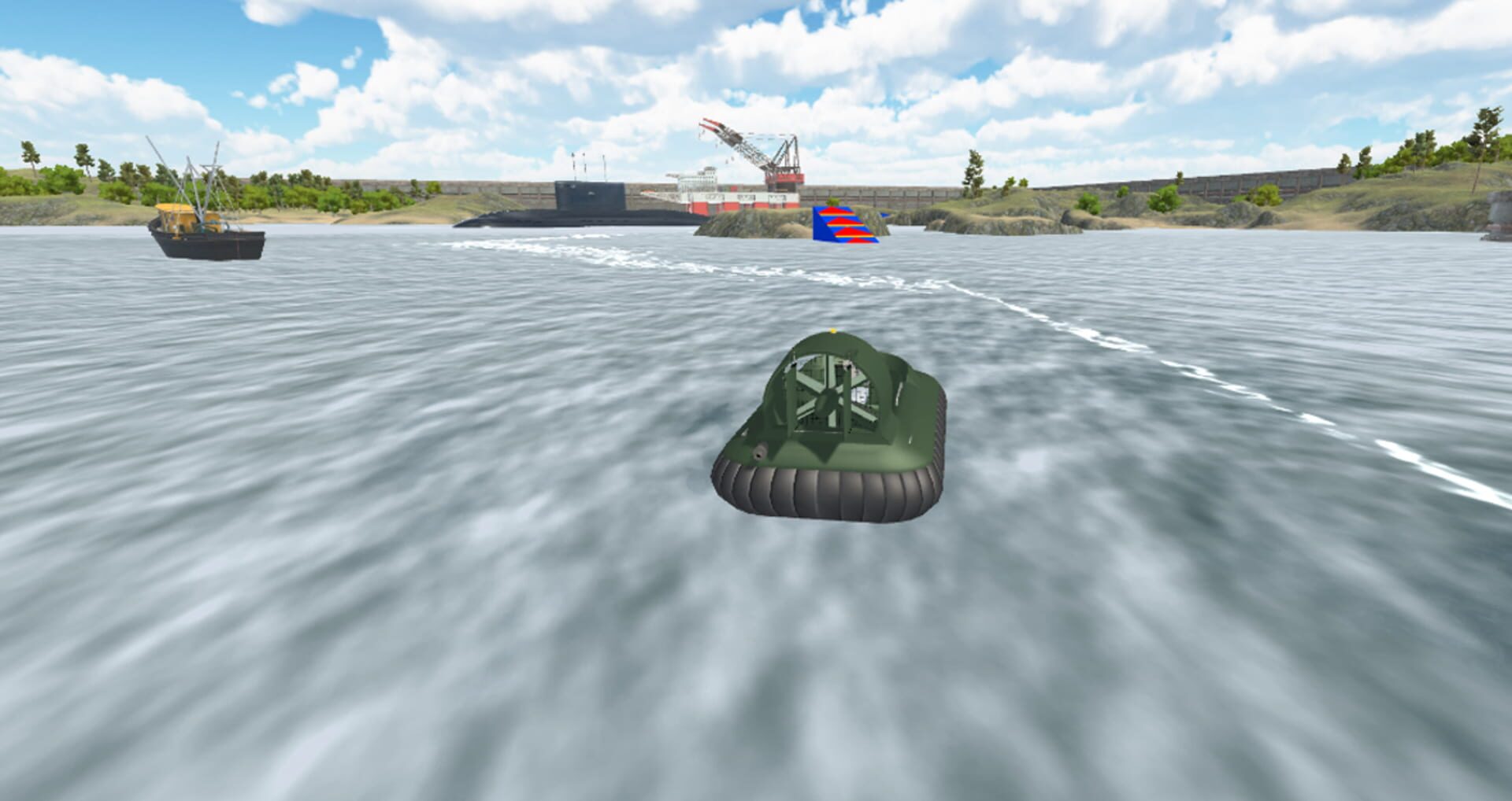 Foto do jogo Hovercraft Drive